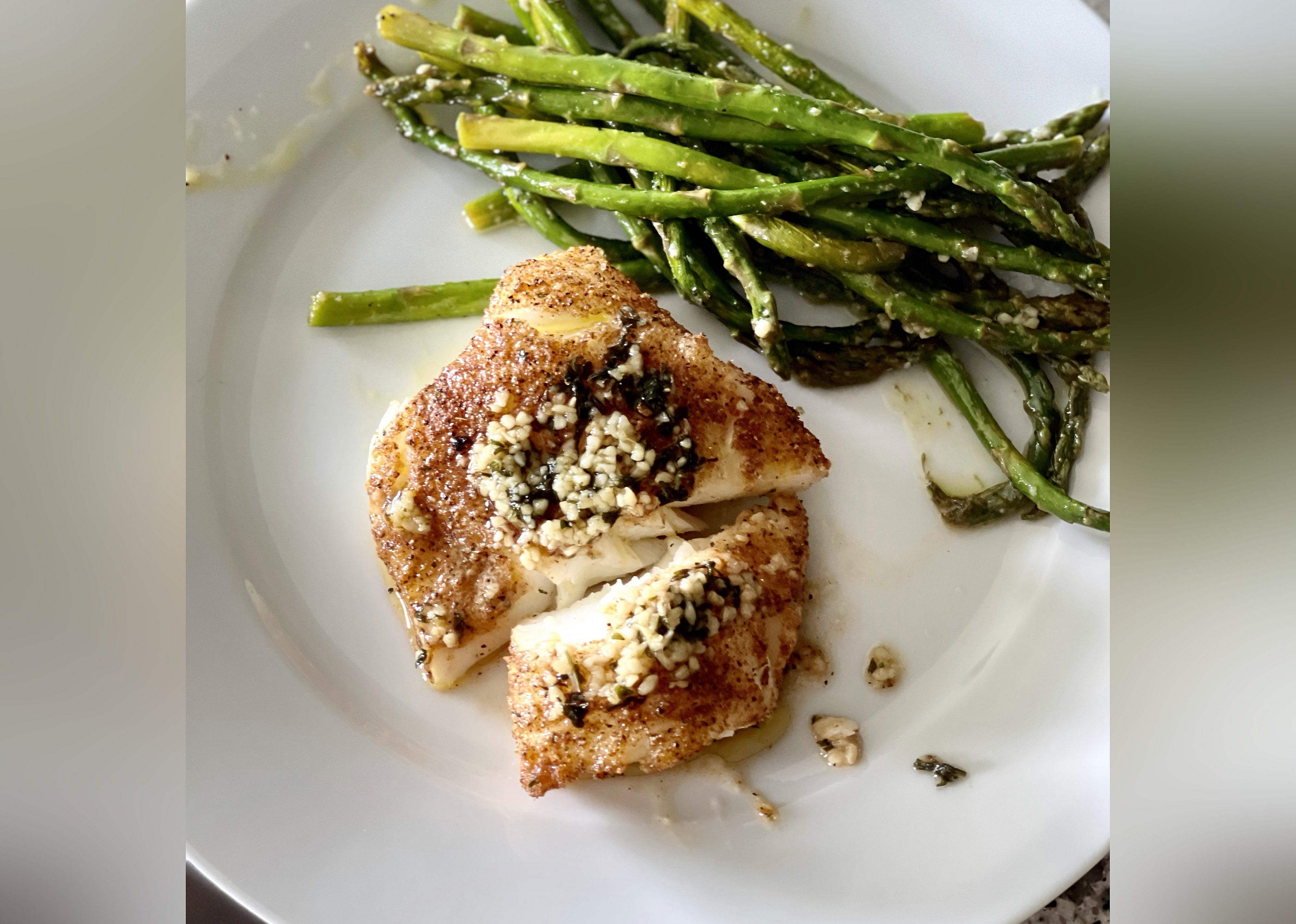 Grilled Sea Bass