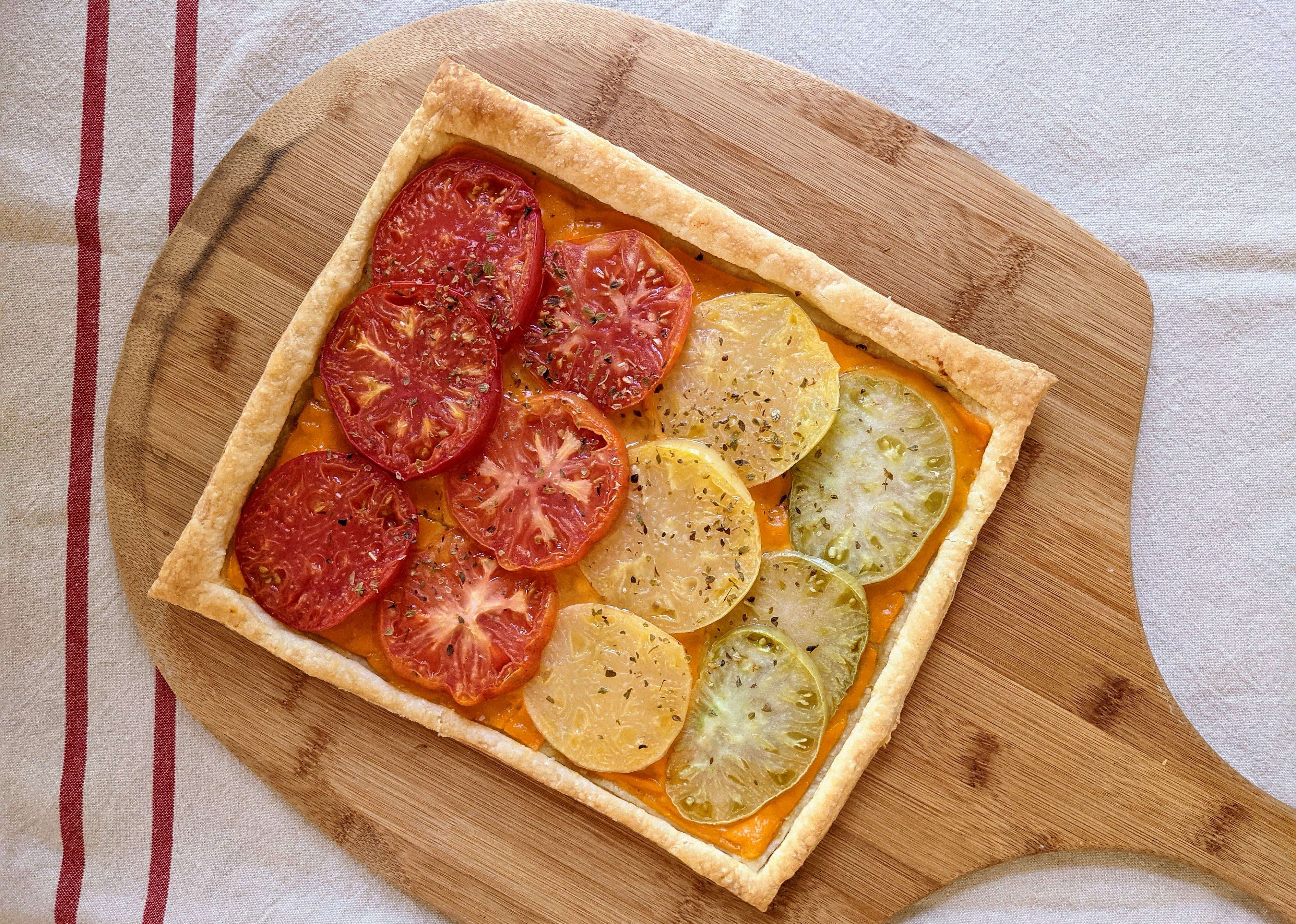 Tarte aux Moutarde (French Tomato and Mustard Pie)