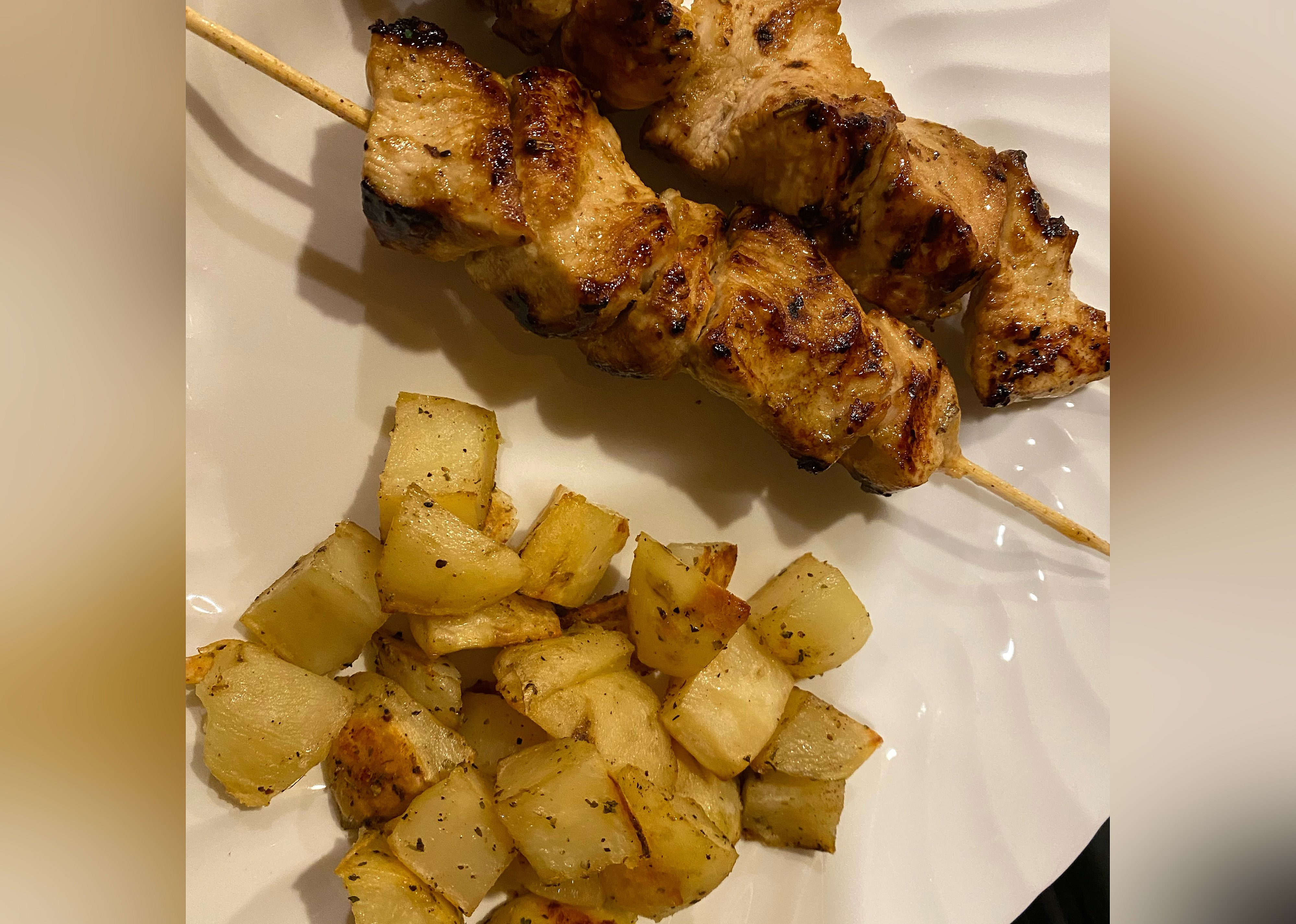 Rosemary Ranch Chicken Kabobs