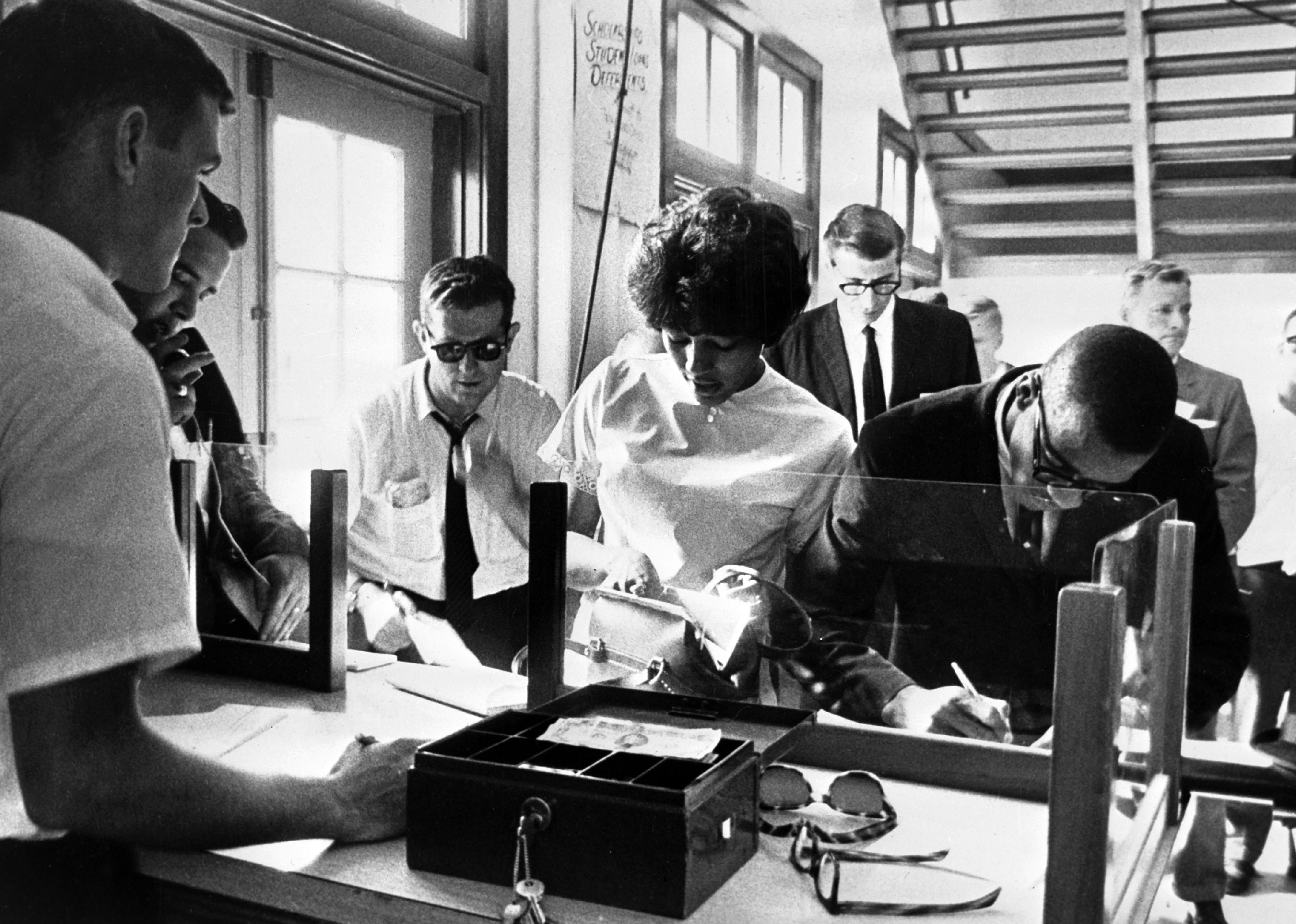 Black students register