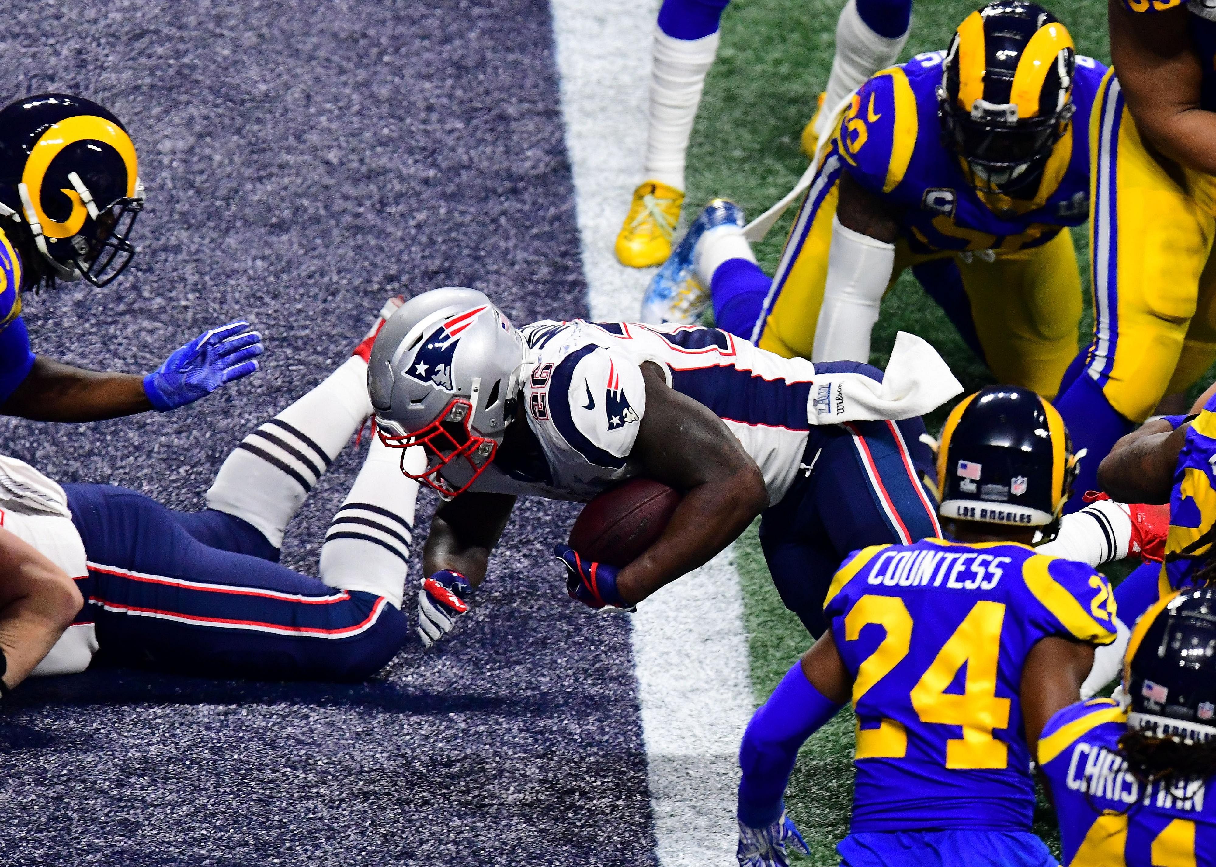 #48. 2019: New England Patriots vs. L.A. Rams (tie)
