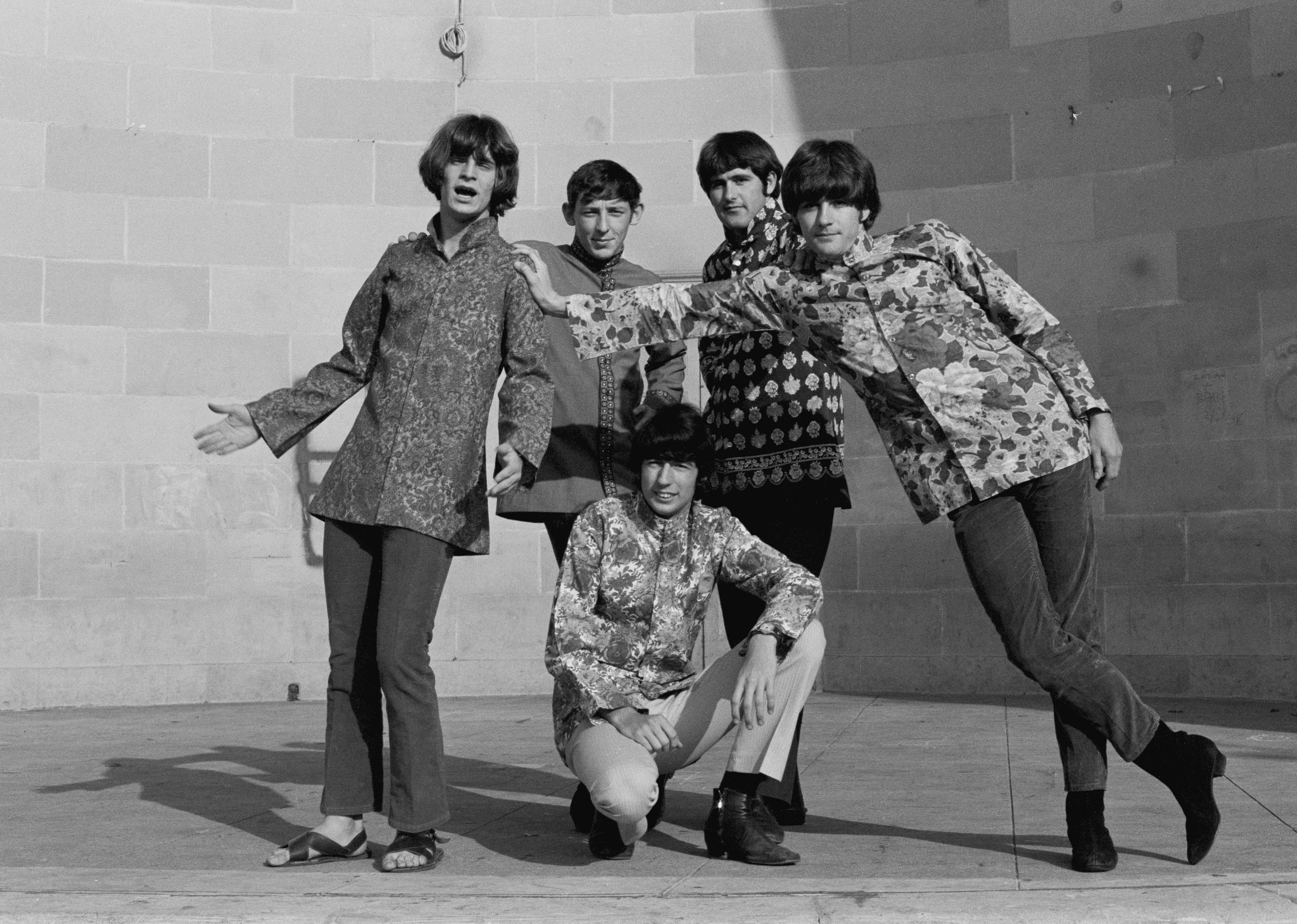 The Box Tops pose in Central Park, New York City
