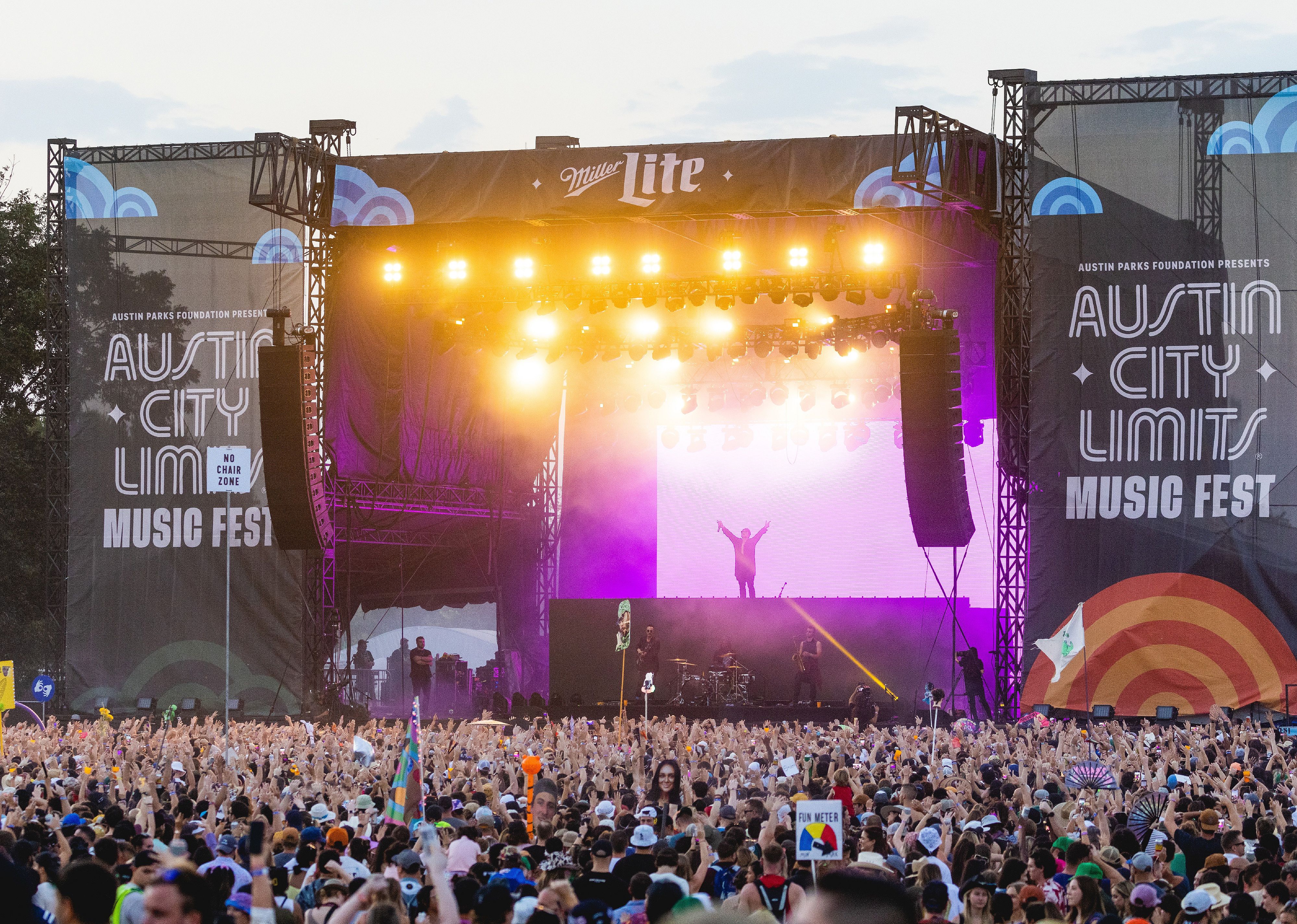 Zhu performs onstage during Austin City Limits Music Festival.