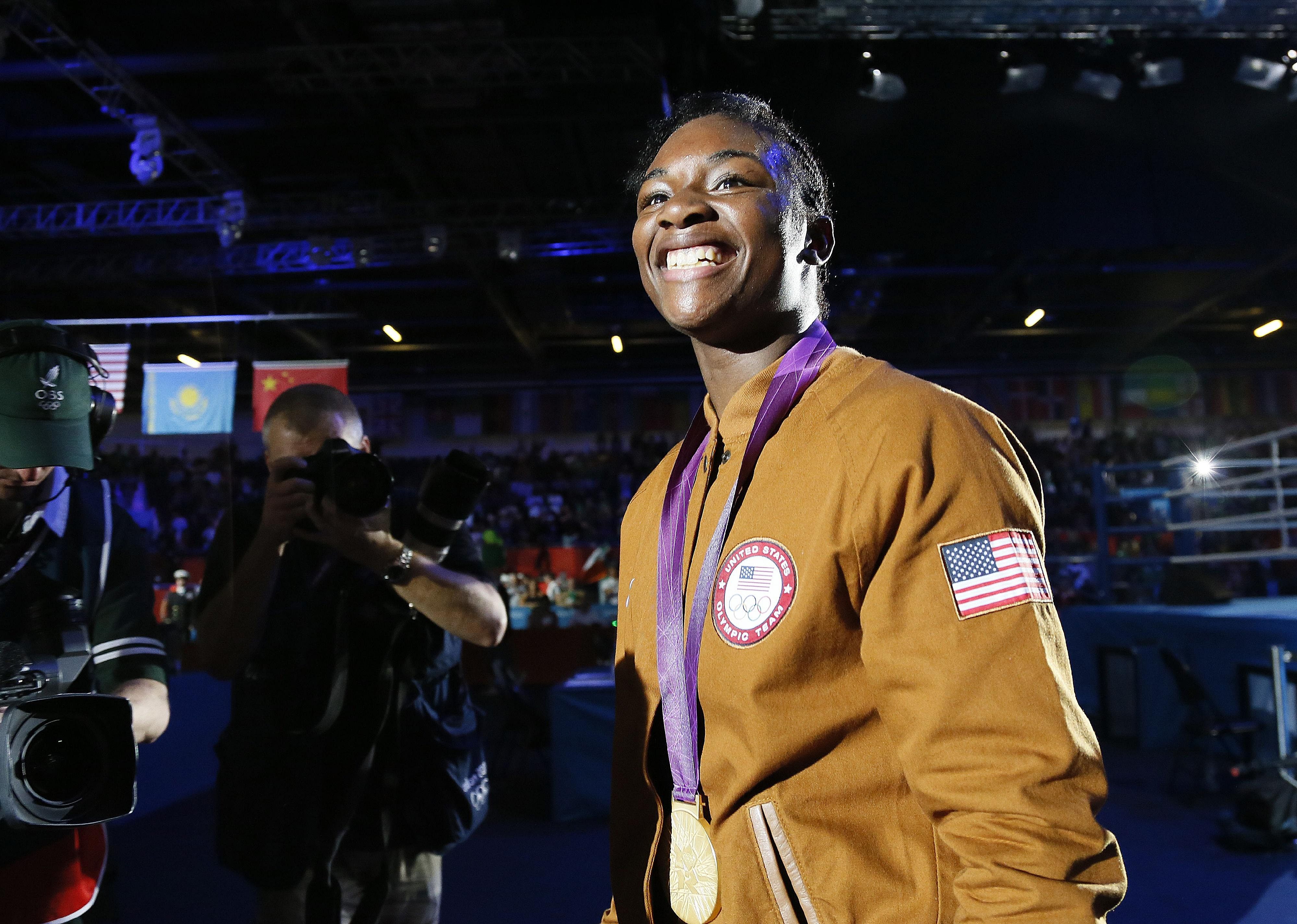 2012: Boxer Claressa Shields wins middleweight Olympic gold