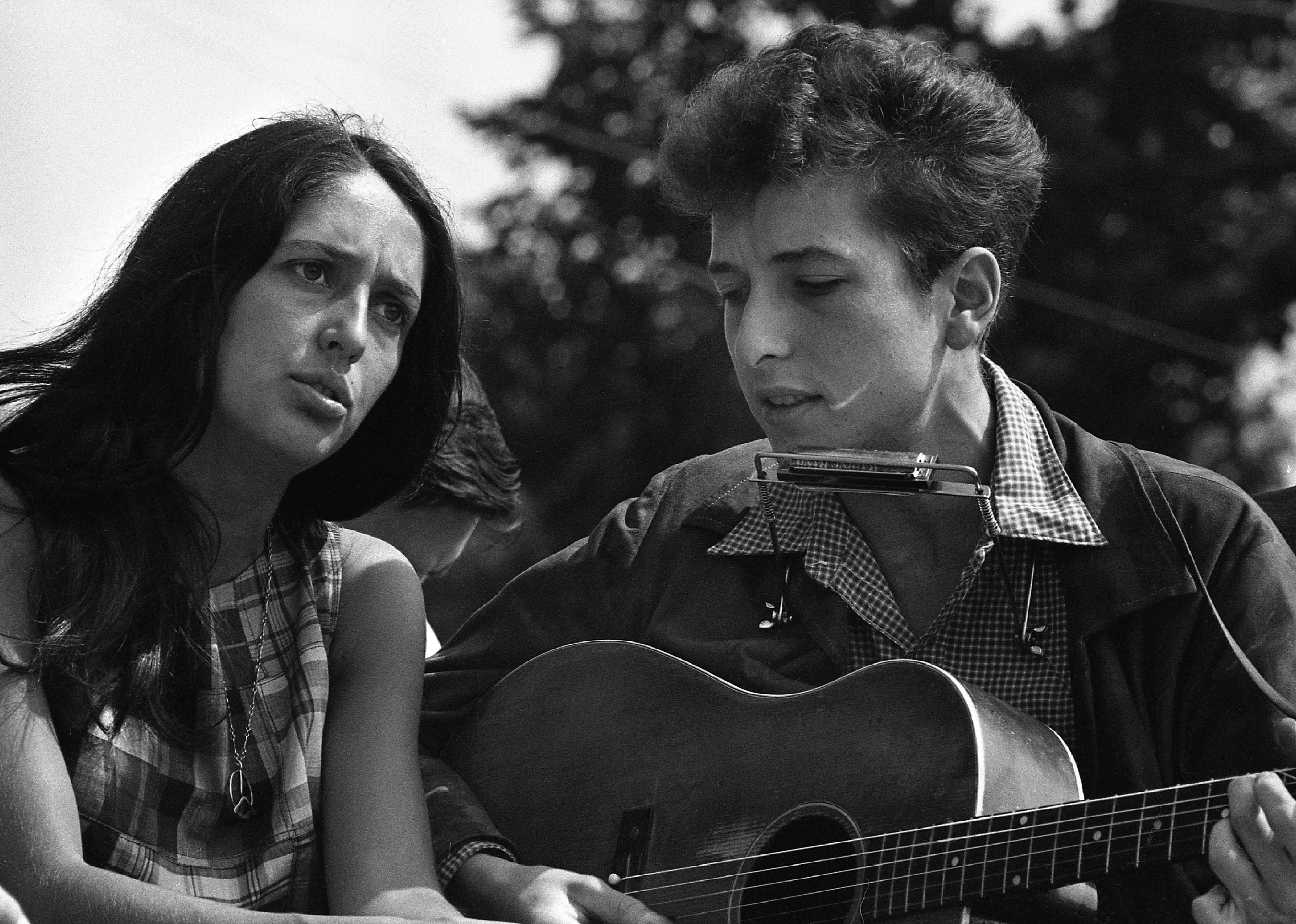 Bob Dylan and Joan Baez