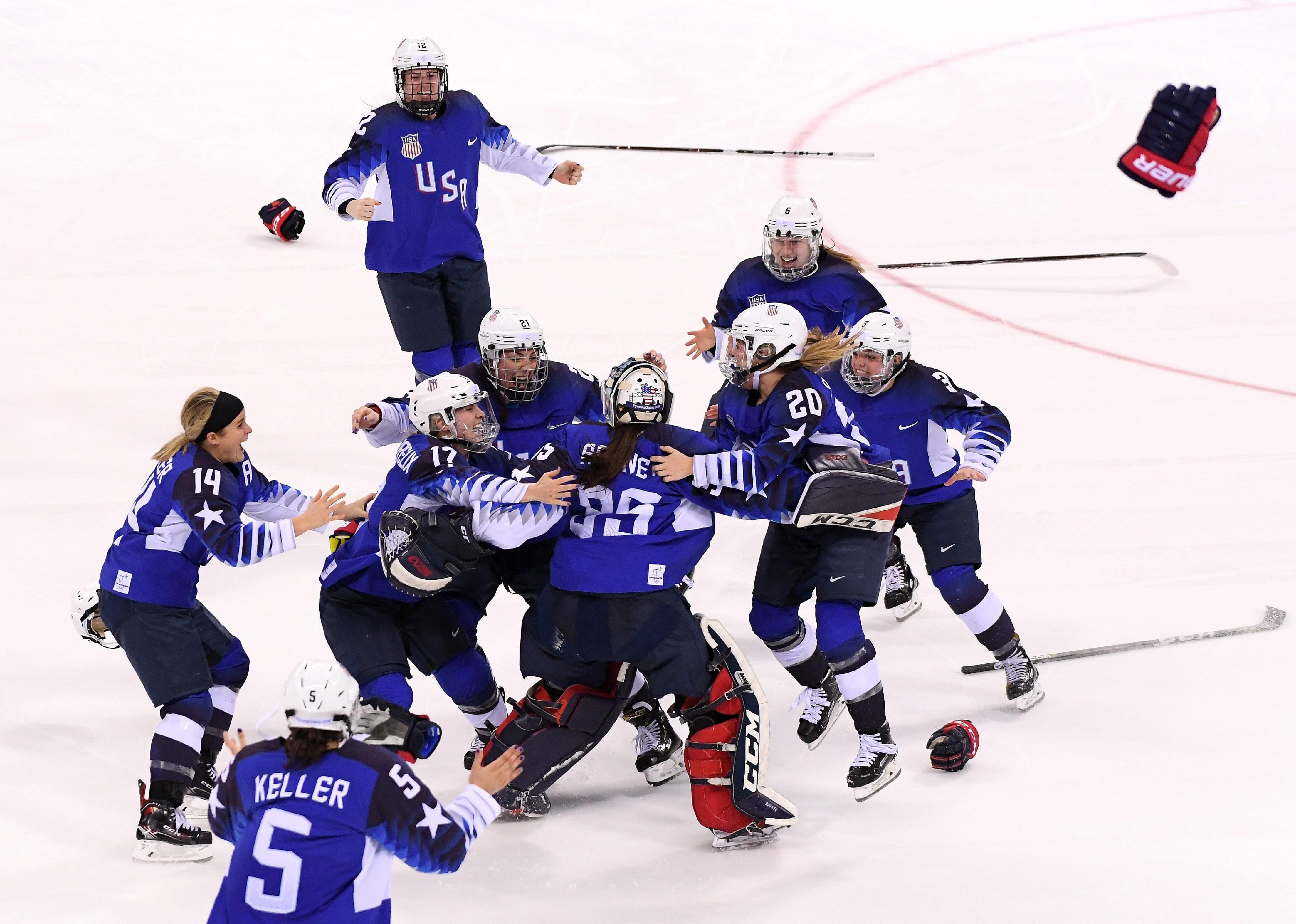 2018: U.S. women's hockey stuns Canada in gold medal-winning shootout