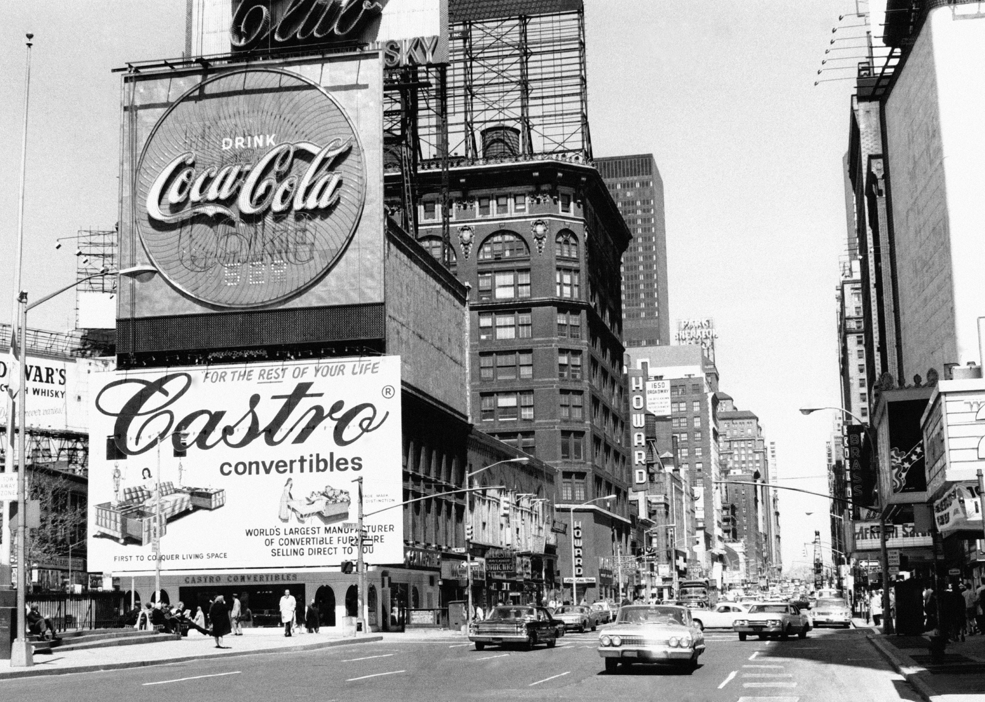 No neon in Times Square