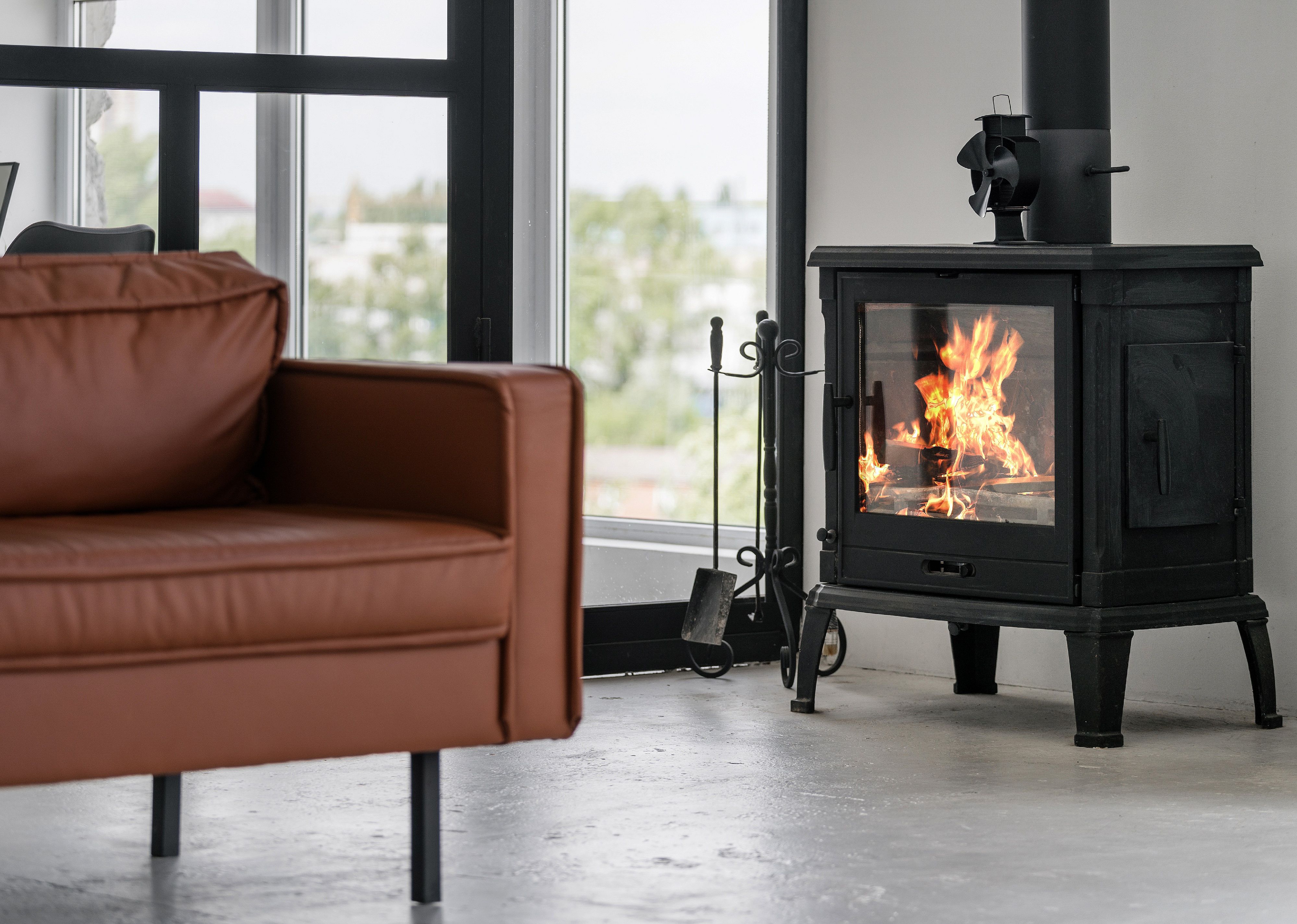 #19. Coal or wood-burning stoves