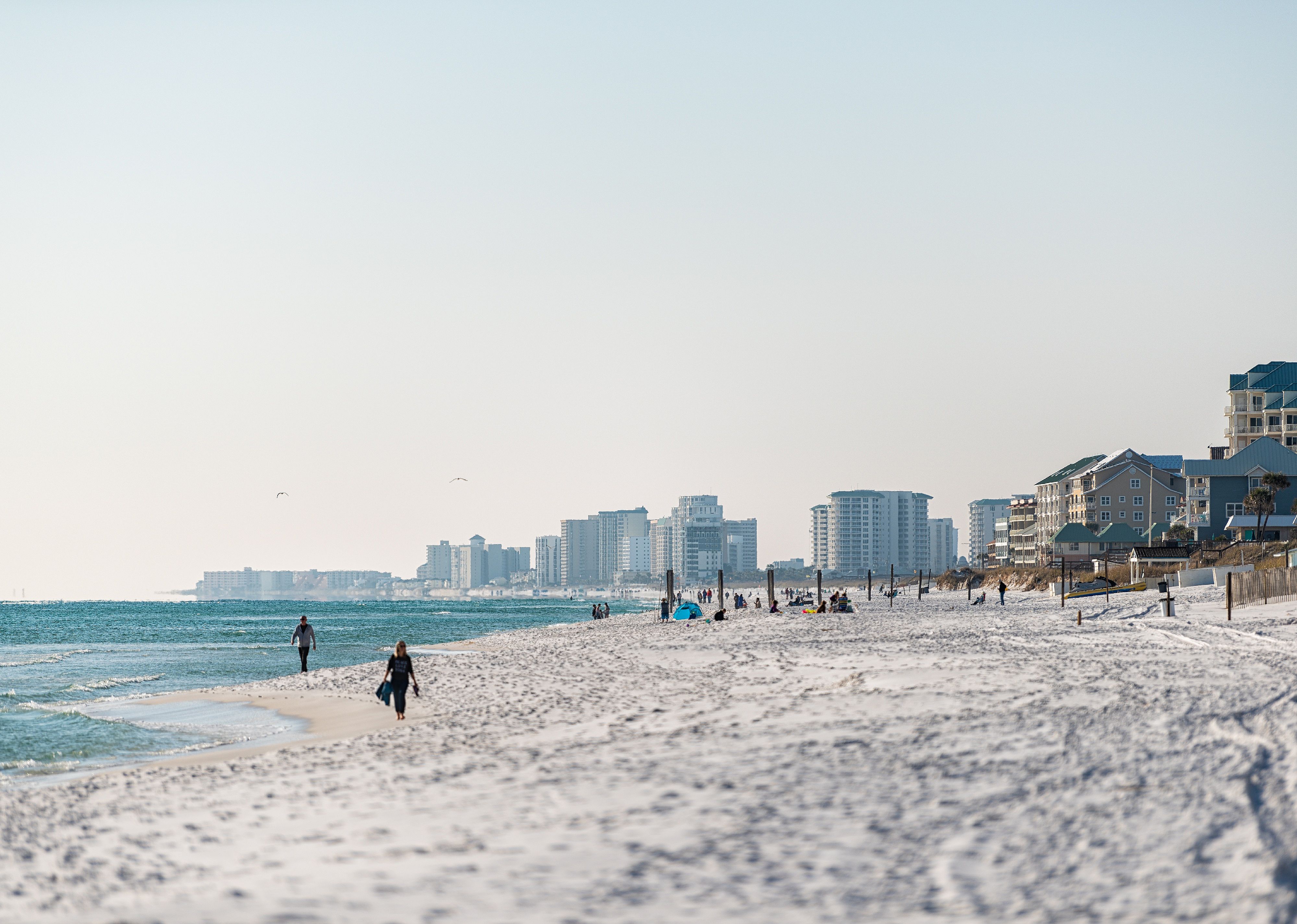 Shot down the coast on Miramar Beach.