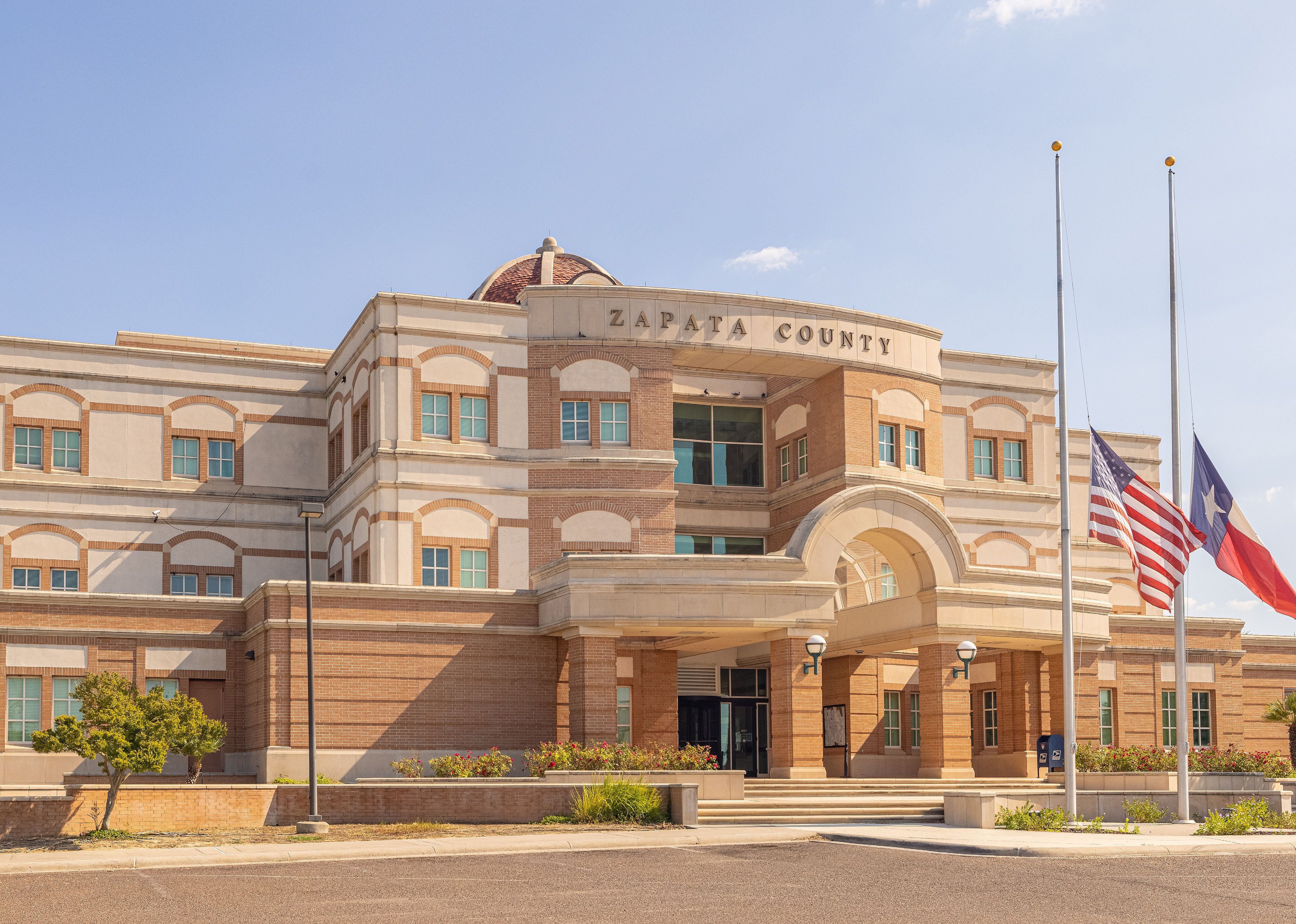 The Zapata County Courthouse.