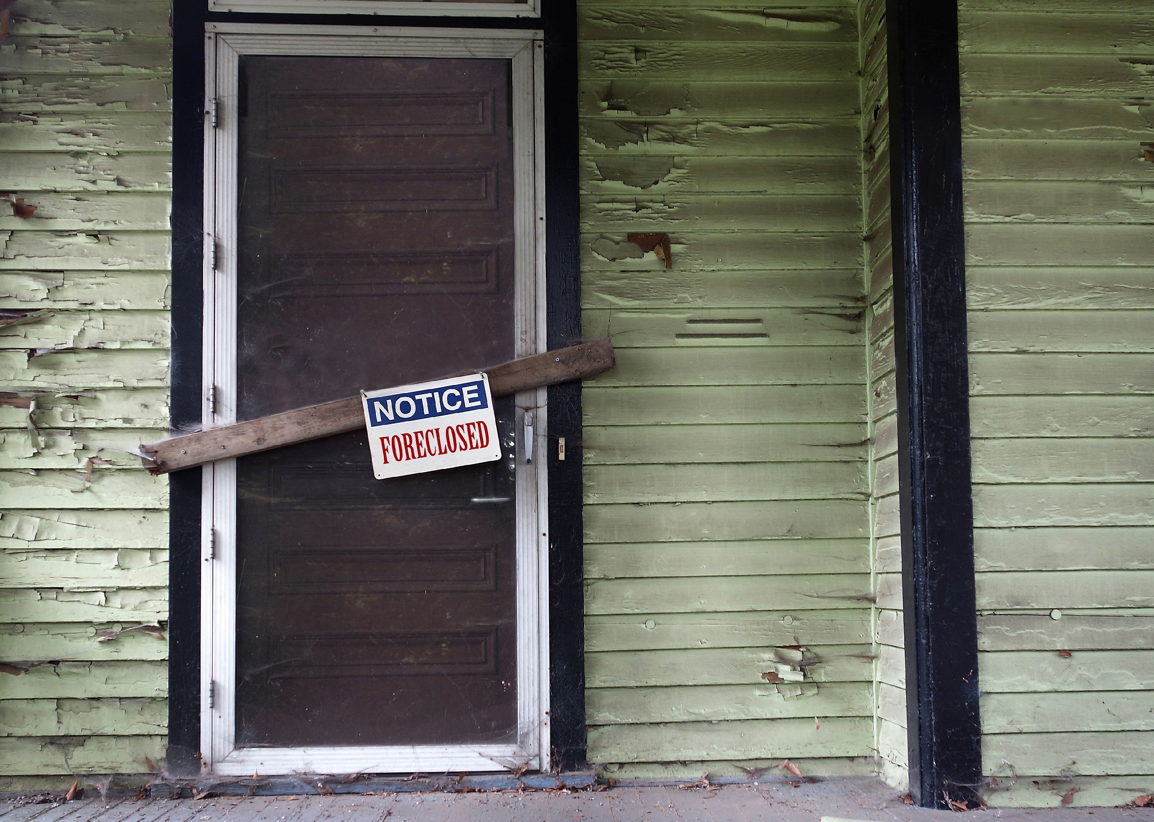 Foreclosures will have liens (and possibly piggyback loans) attached to the sale price