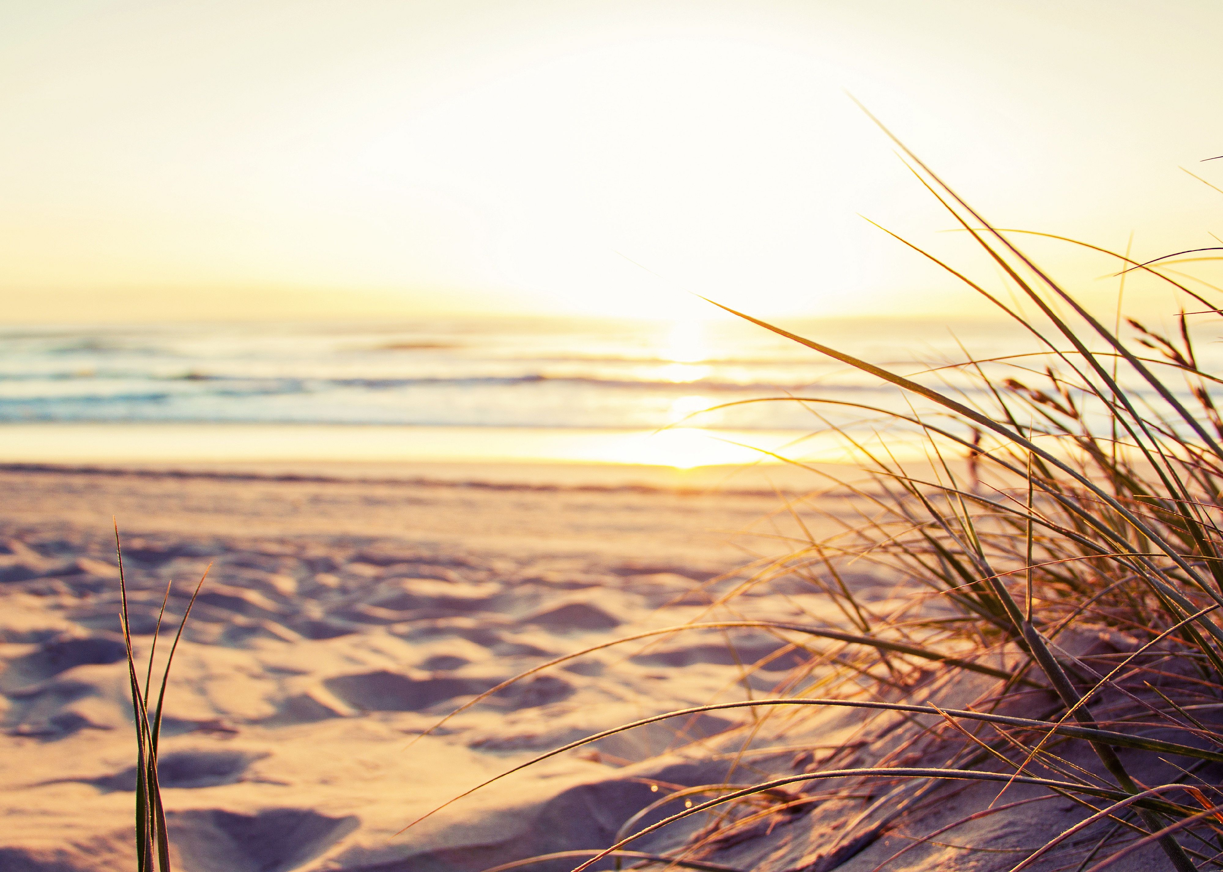 Generic sunset over beach scene.