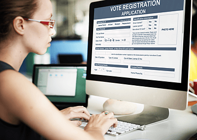 States with the highest and lowest rates of voter registration