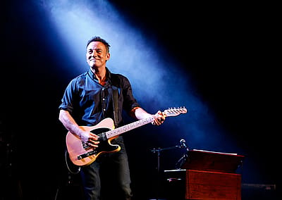 Steve Rapport // Getty ImagesBruce Springsteen performs at the 7th annual "Stand Up For Heroes" event at Madison Square Garden on November 6, 2013 in New York City.