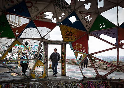 Teufelsberg Listening Station in Berlin.