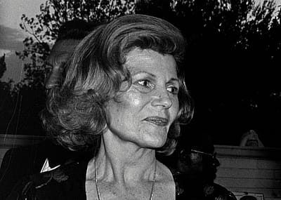 Rita Hayworth attending a party, benefitting City of Hope, at the former Hilton estate in Beverly Hills, California, on July 1, 1980.