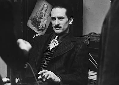 Actor Robert De Niro as young Vito Corleone in the 1974 film 'The Godfather: Part II.'
