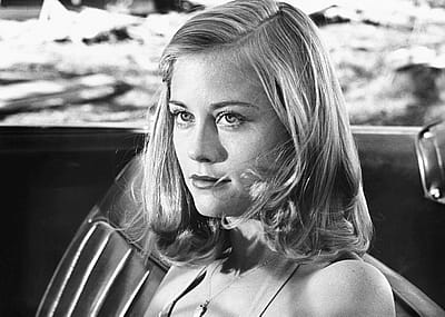Actor Cybill Shepherd sits in the driver's seat of a car in a scene from the 1971 film 'The Last Picture Show.'