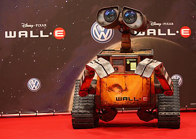 Wall-E attends the German premiere of 'WALL.E' on Sept. 18, 2008 in Berlin, Germany.