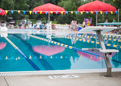 A community pool.
