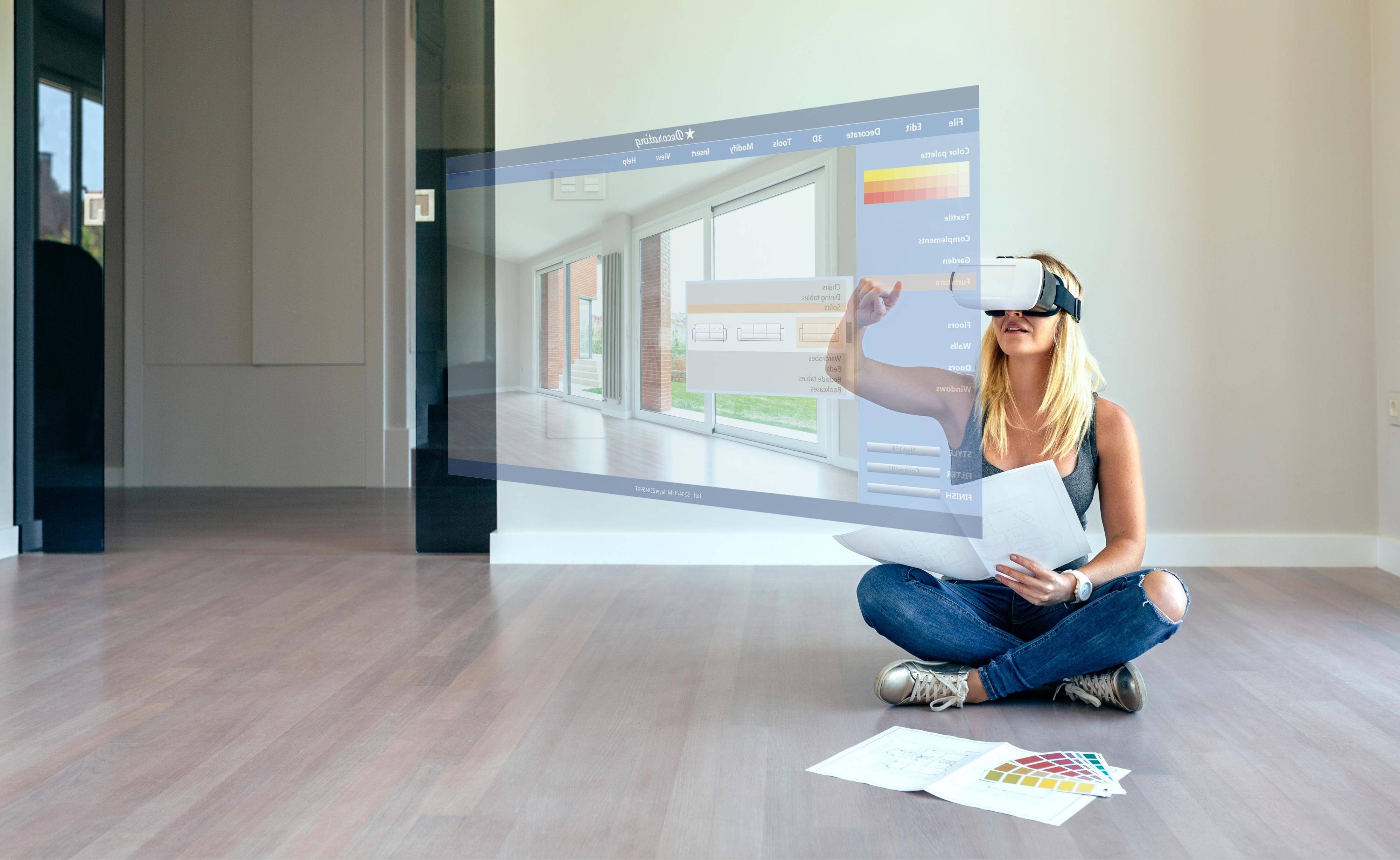 Virtual reality home design
