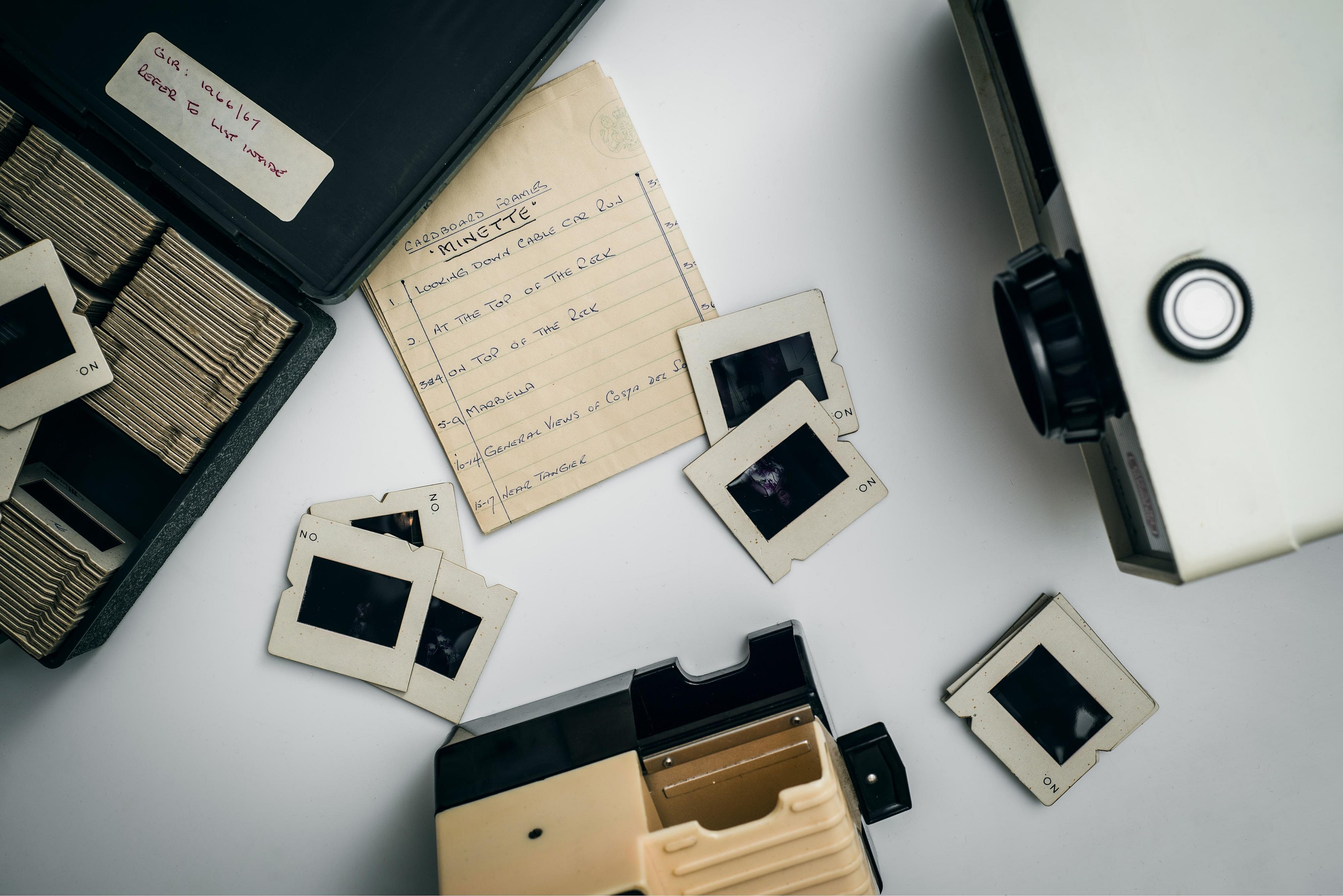 Slide projectors