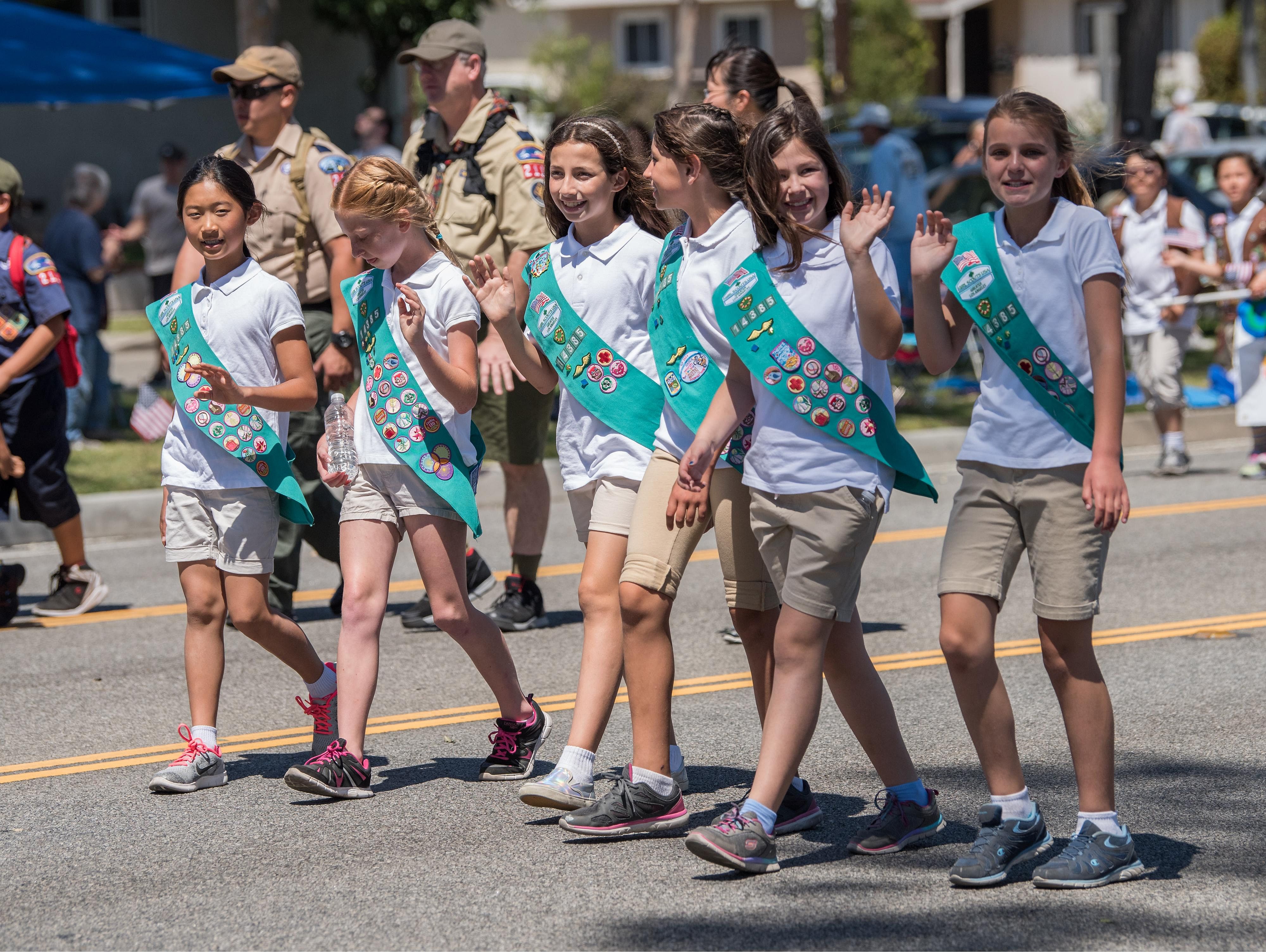 The Girl Scouts are not affiliated with the Boy Scouts
