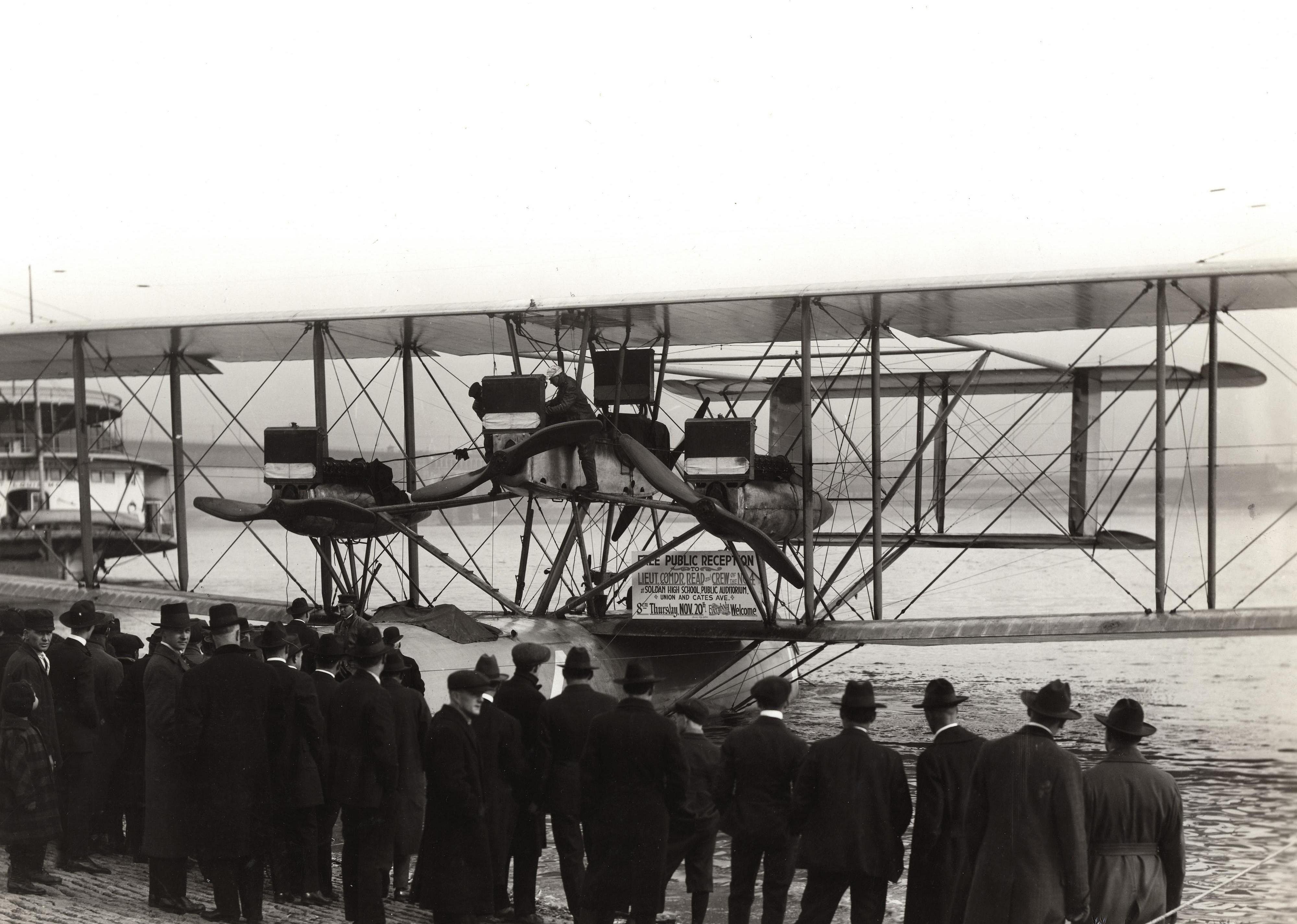 1919: The first nonstop transatlantic flight is completed