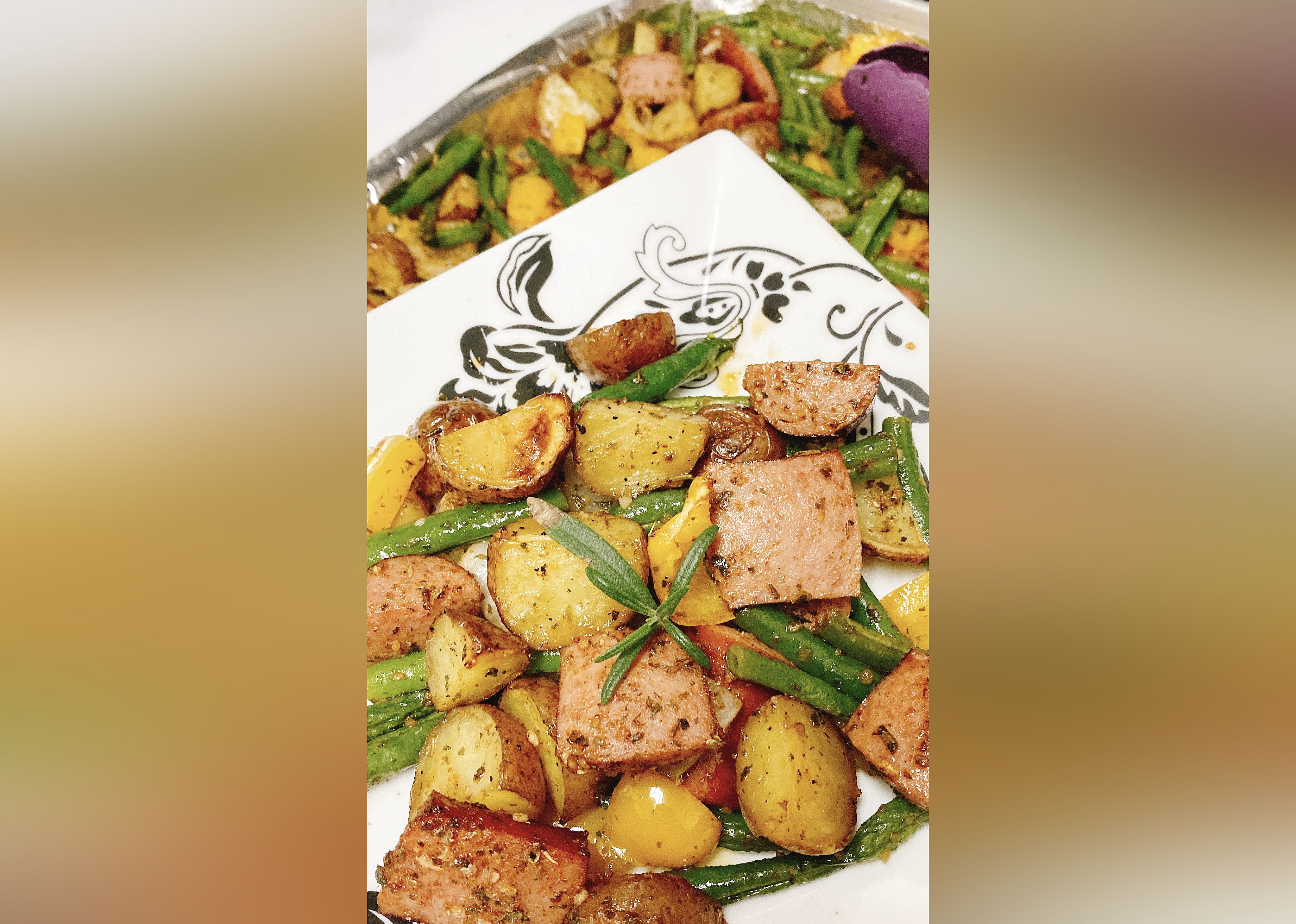 Sheet Pan Dinner with Sausage and Vegetables