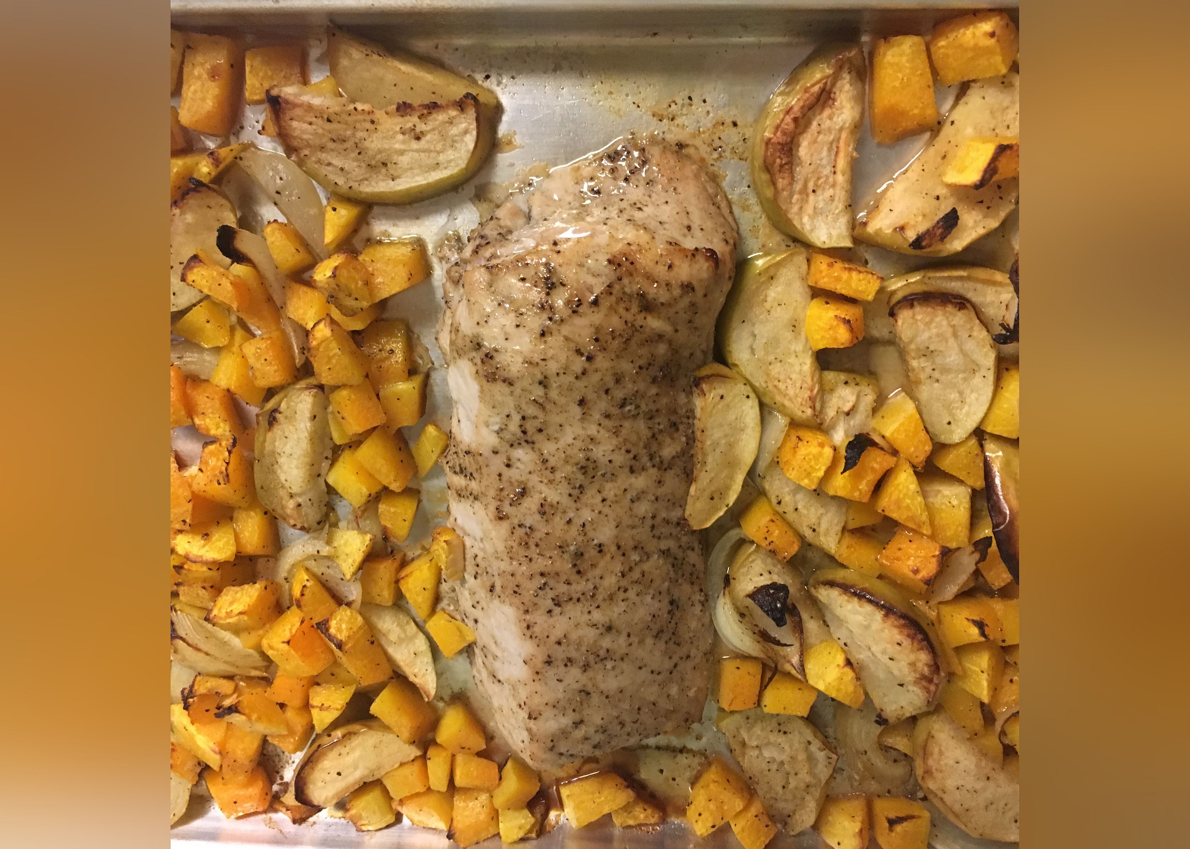 Easy One-Pan Pork and Squash Dinner