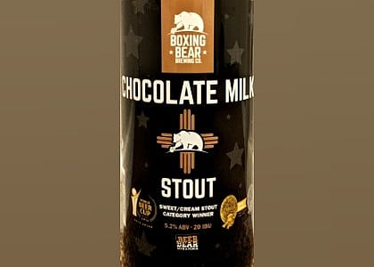 #21. Chocolate Milk Stout