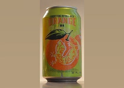 #2. Everything Rhymes With Orange IPA