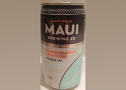 #10. Blood Orange Lorenzini Double IPA
