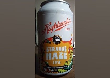 #27. Highlander Strange Haze IPA