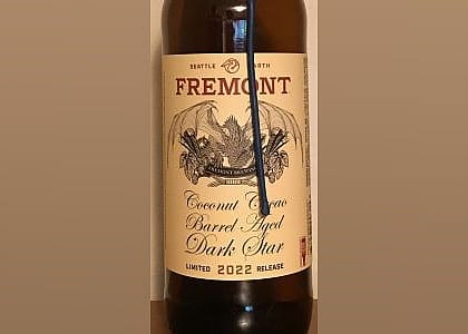 #5. Bourbon Barrel Aged Dark Star: Coconut, Cacao
