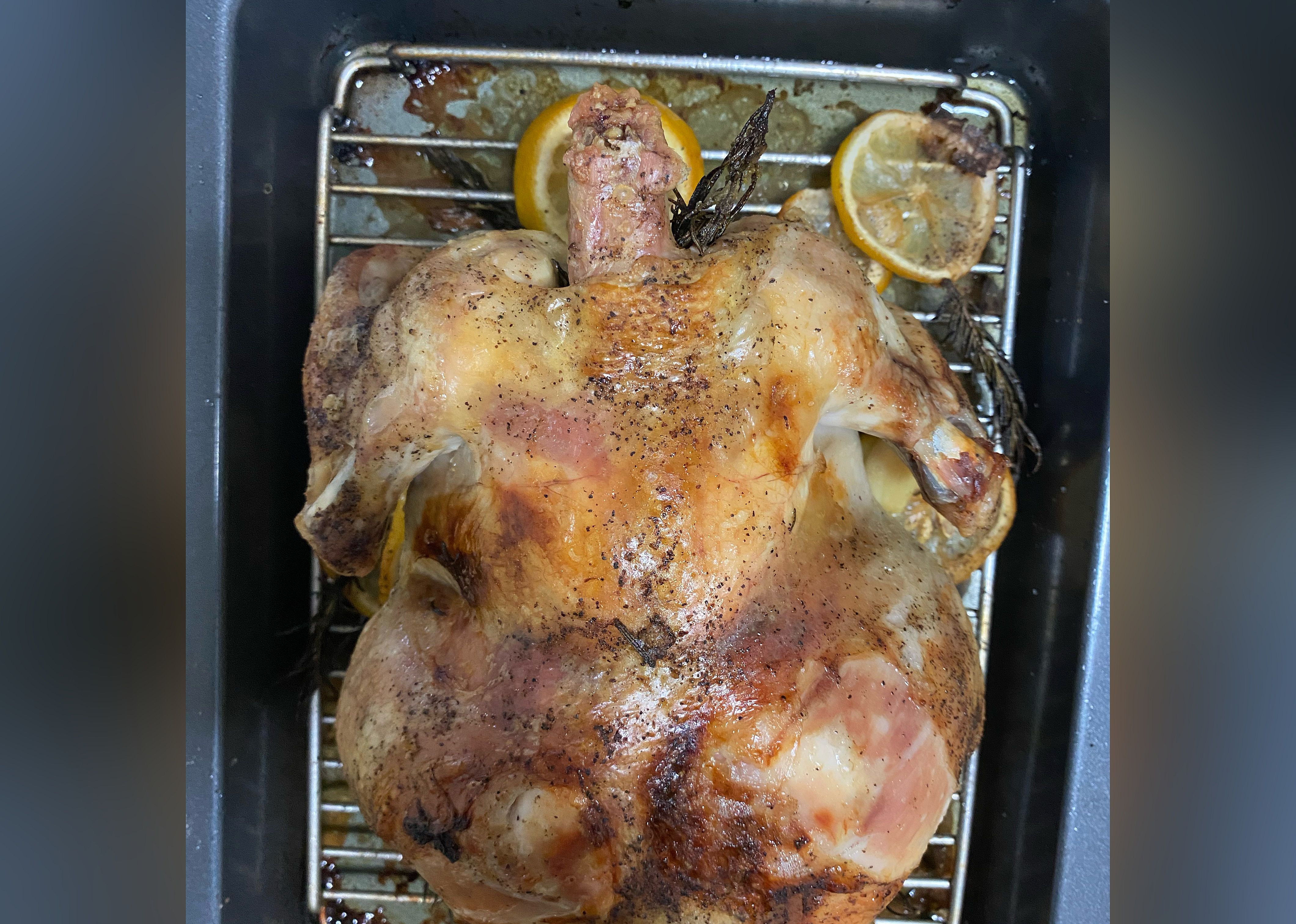 Roasted Chicken with Lemon and Rosemary