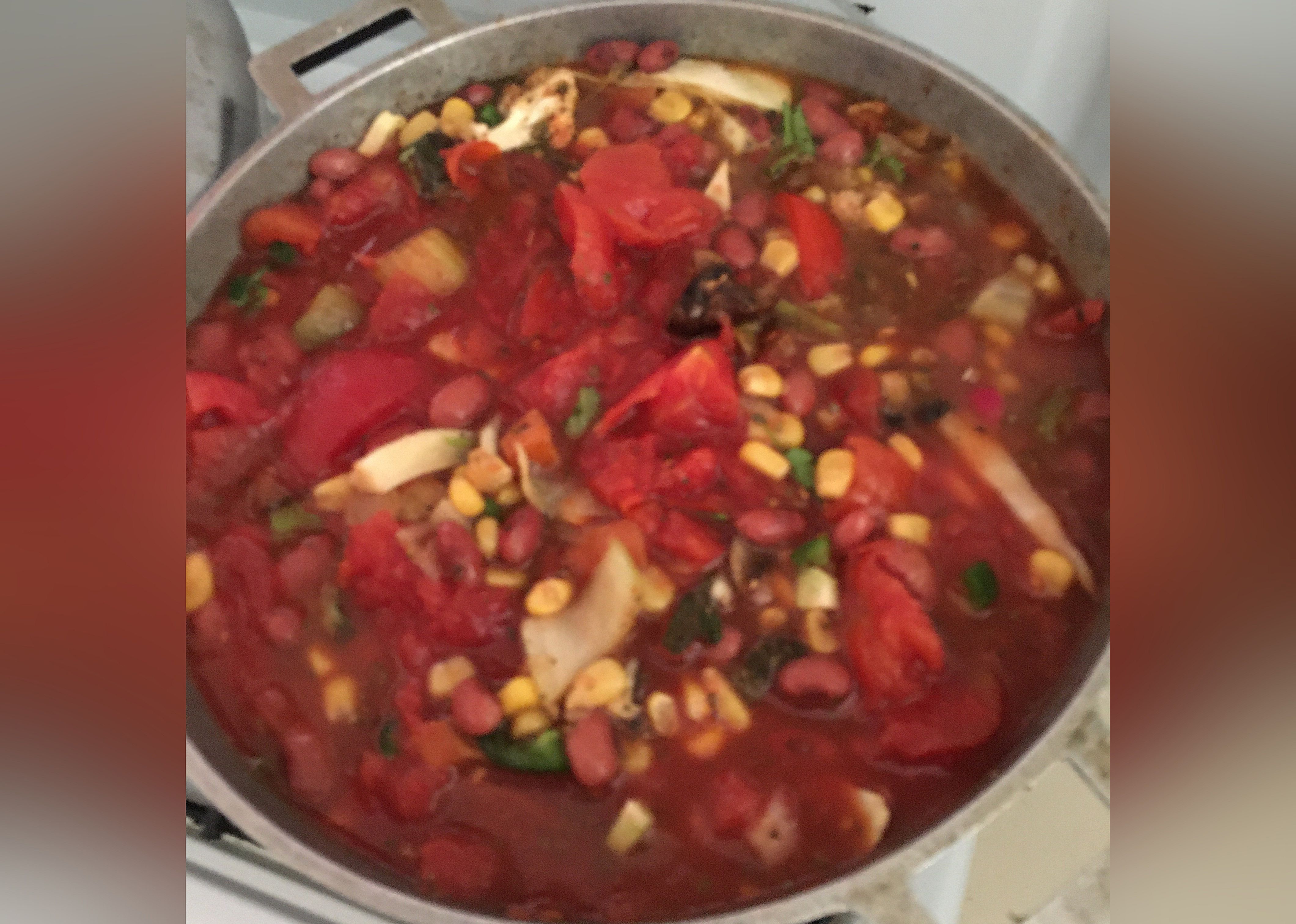 Insanely Easy Vegetarian Chili