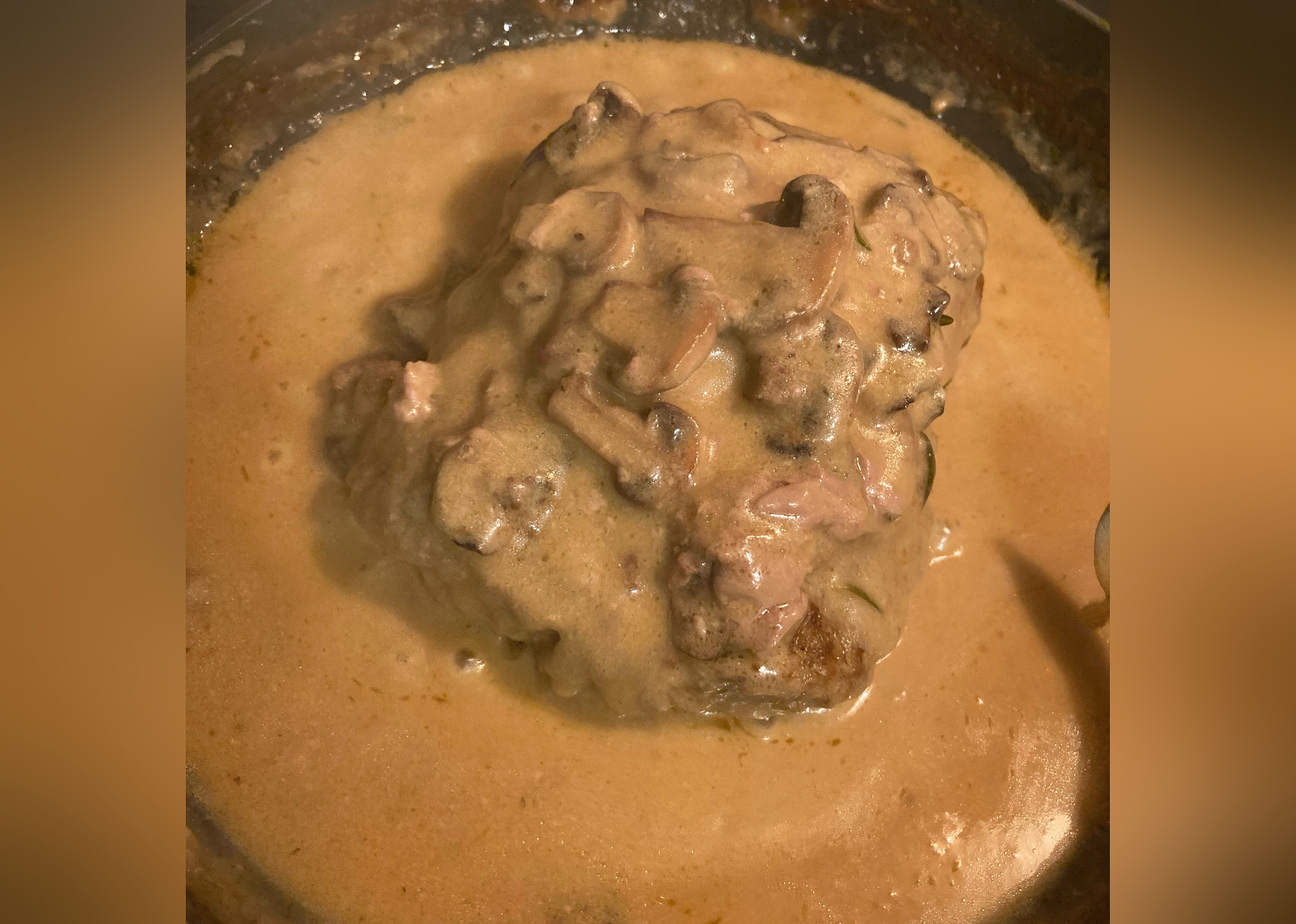 Creamy Mushroom Meatloaf