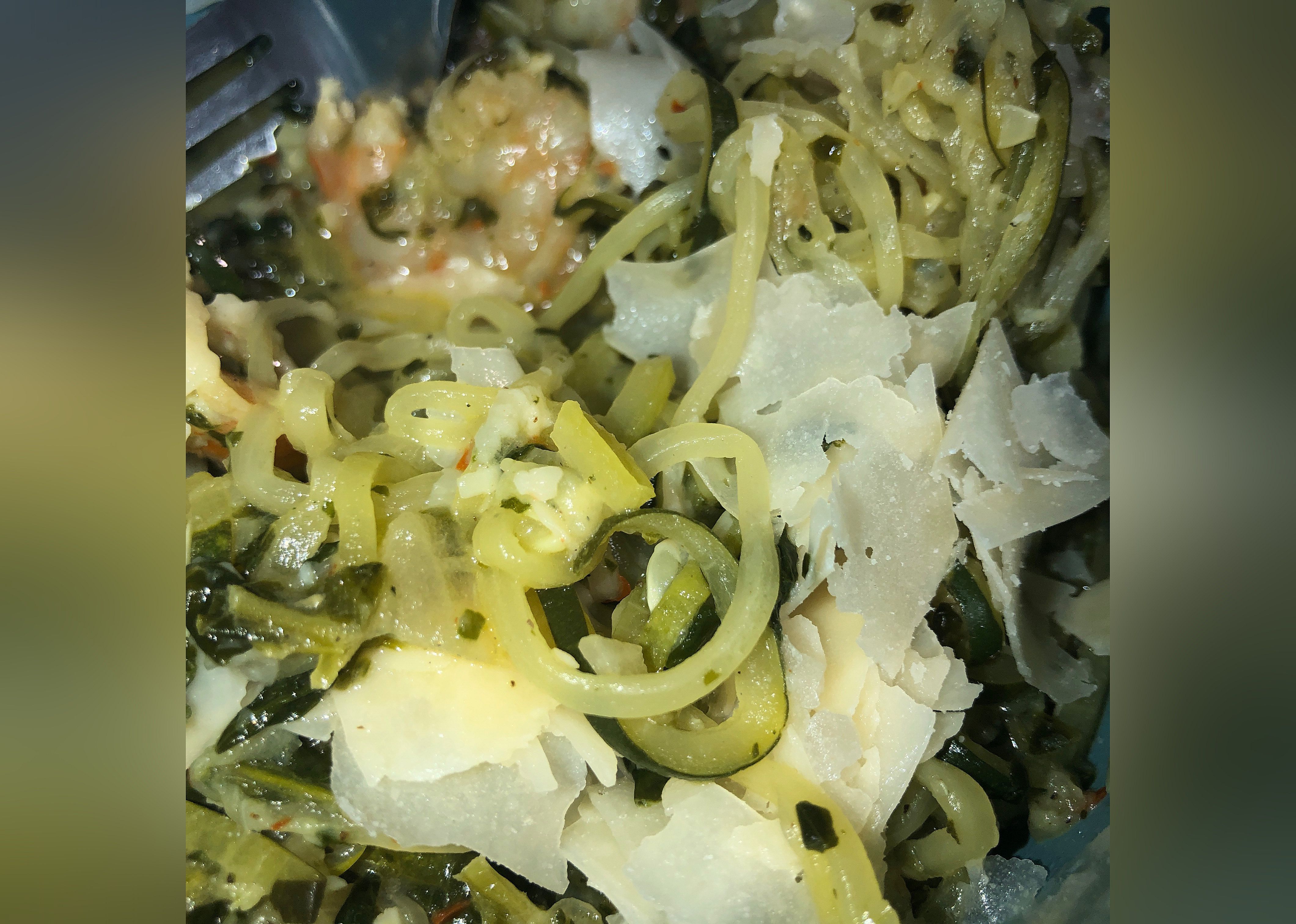 Shrimp Florentine with Zoodles