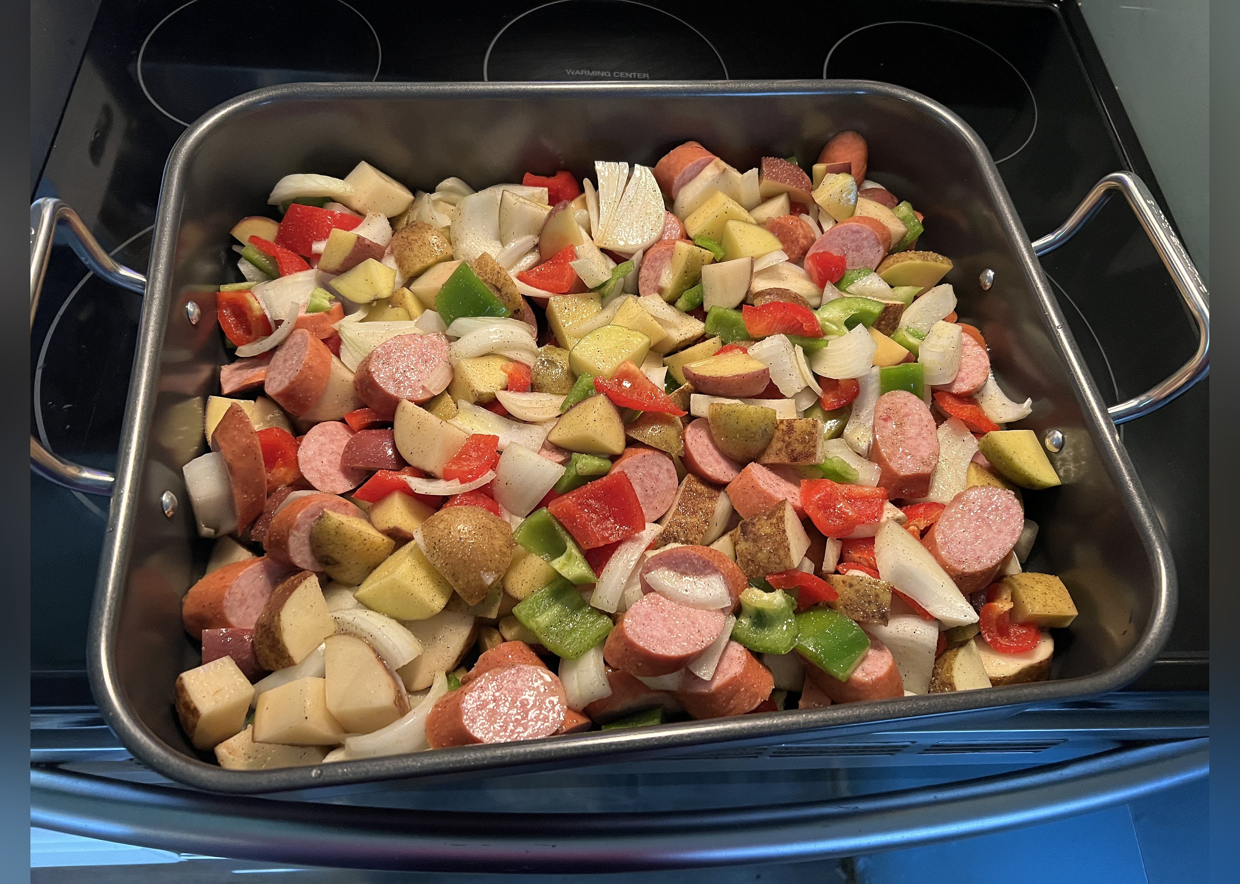 Kielbasa with Peppers and Potatoes
