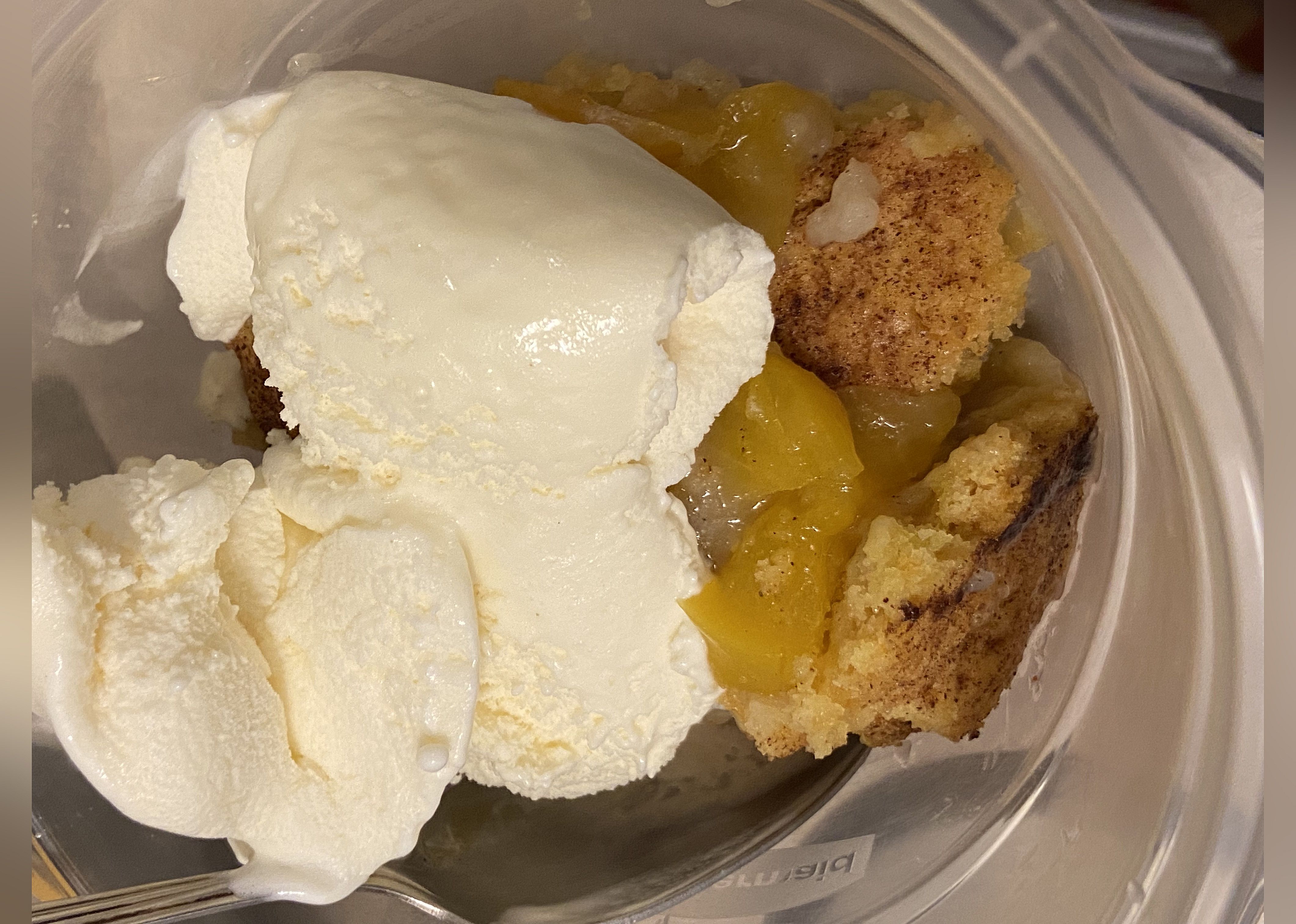 Peach Dump Cake