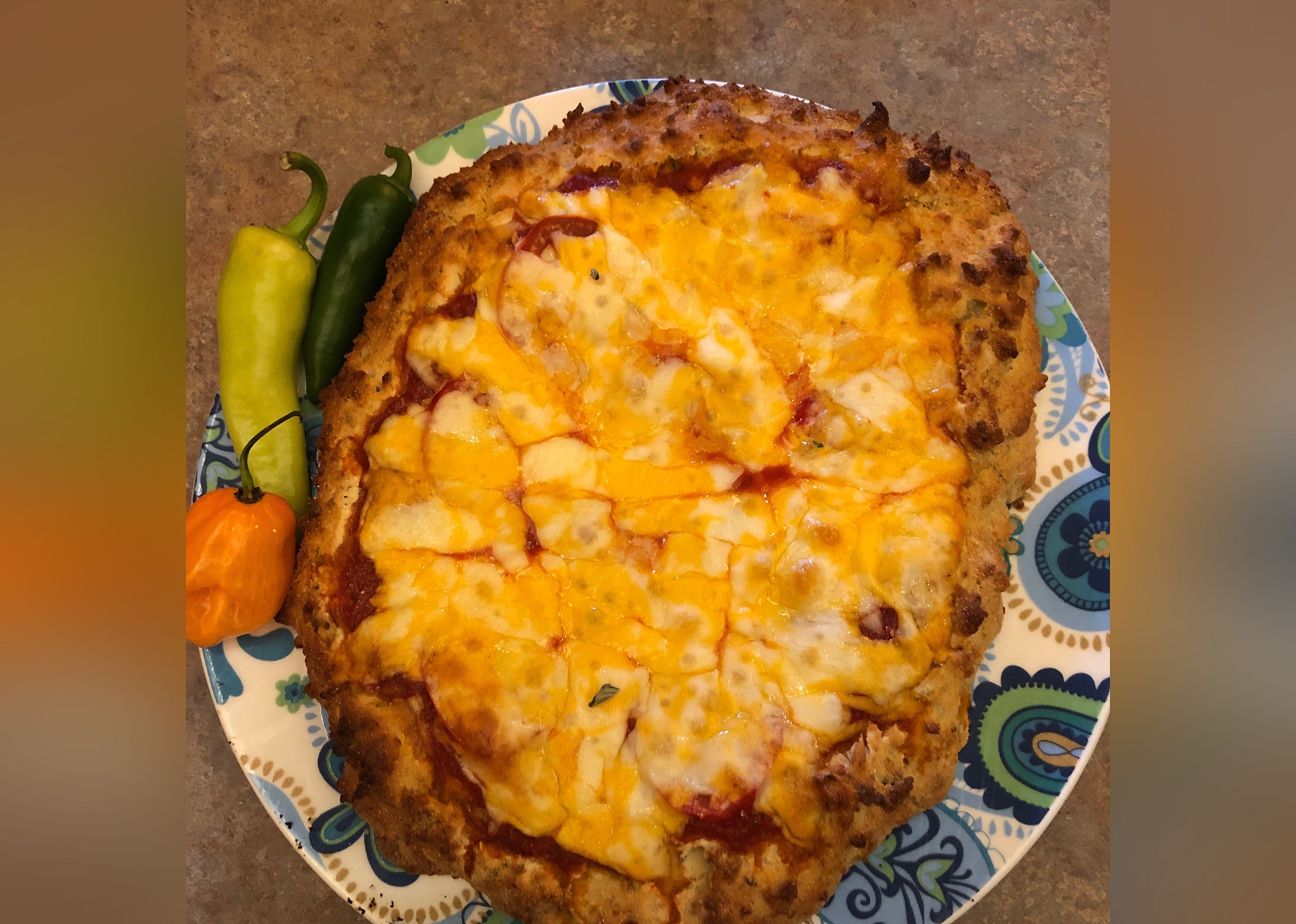 Gluten-Free Cheese and Herb Pizza Crust