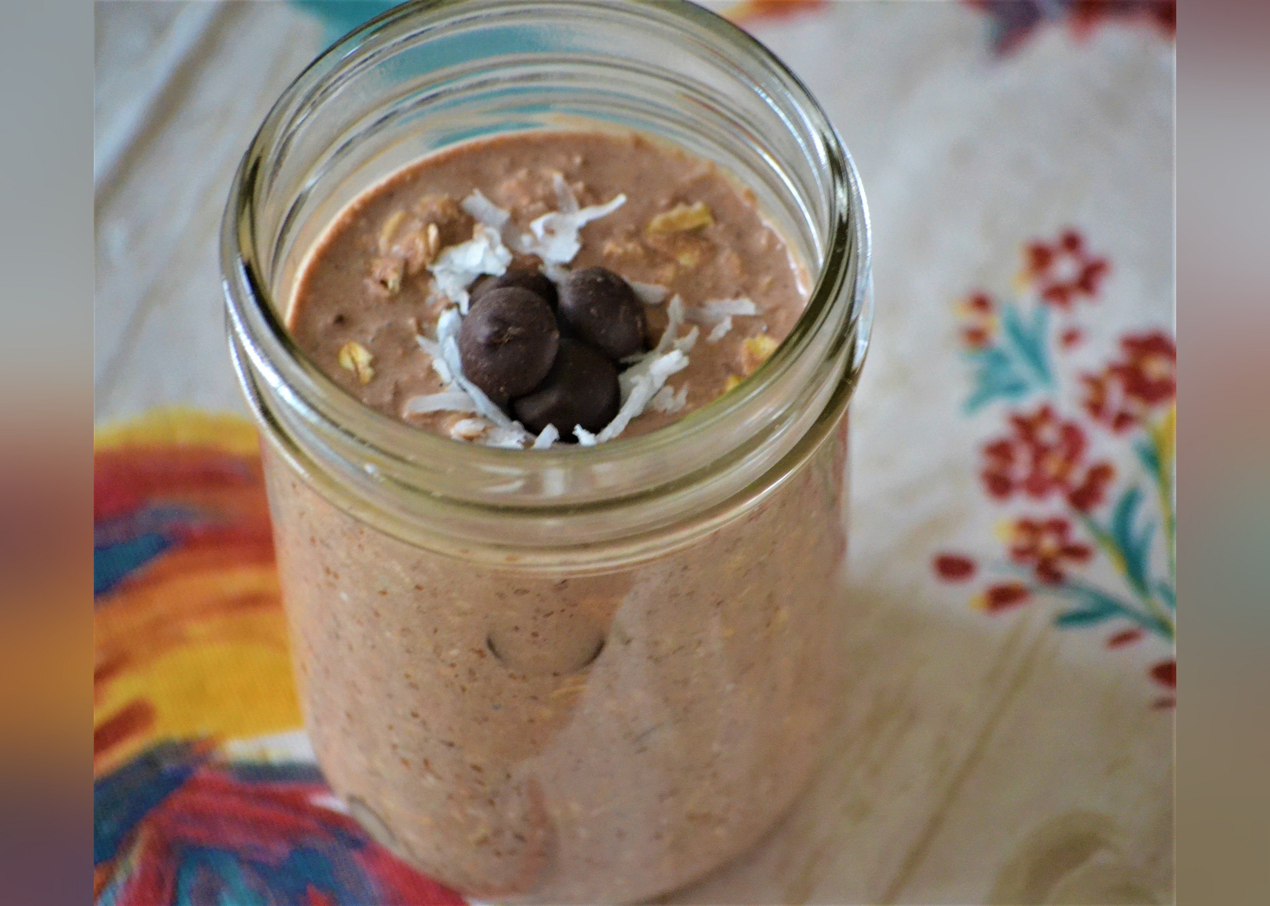 Chocolate Coconut Overnight Oats