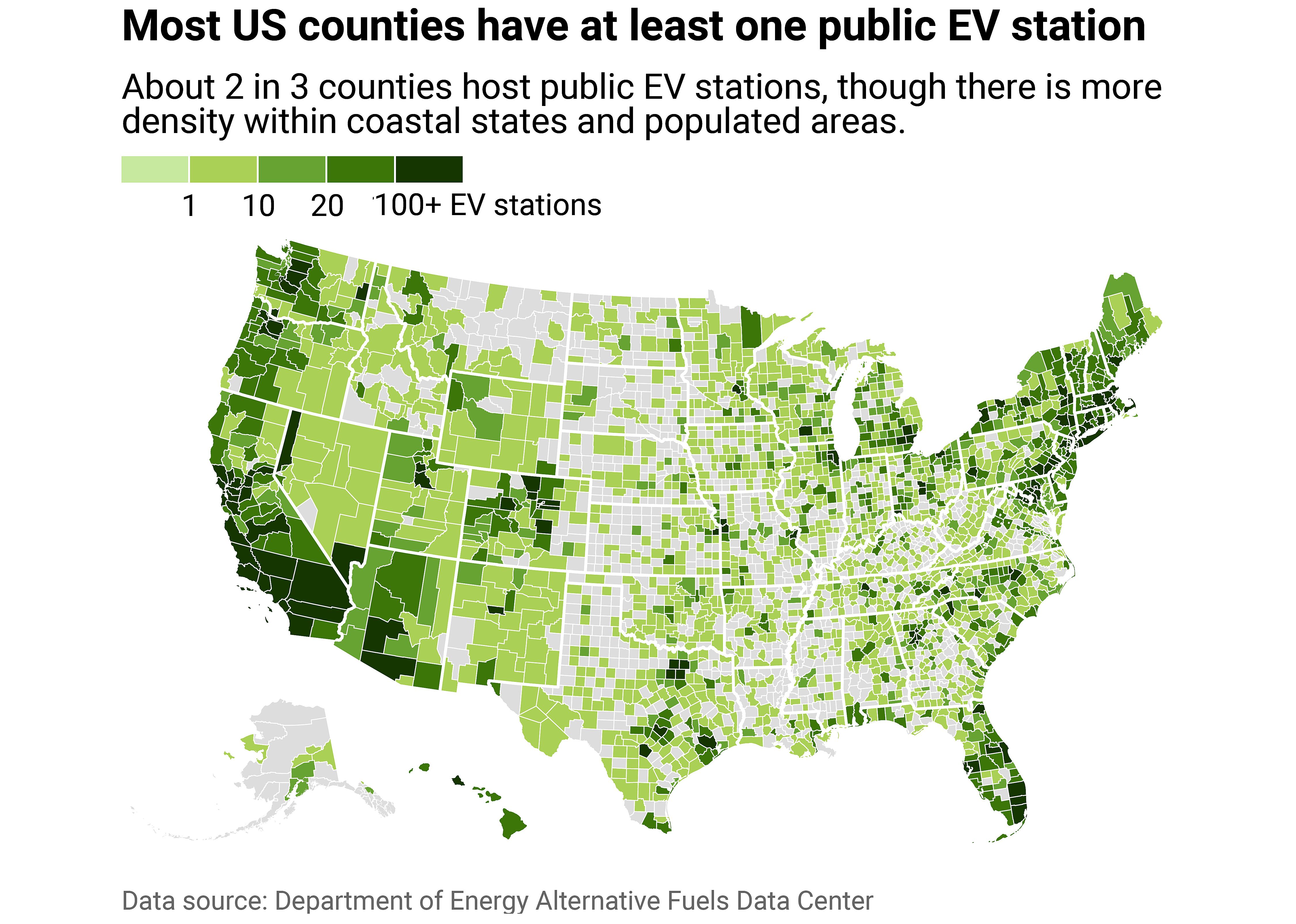 Mapping public EV charging