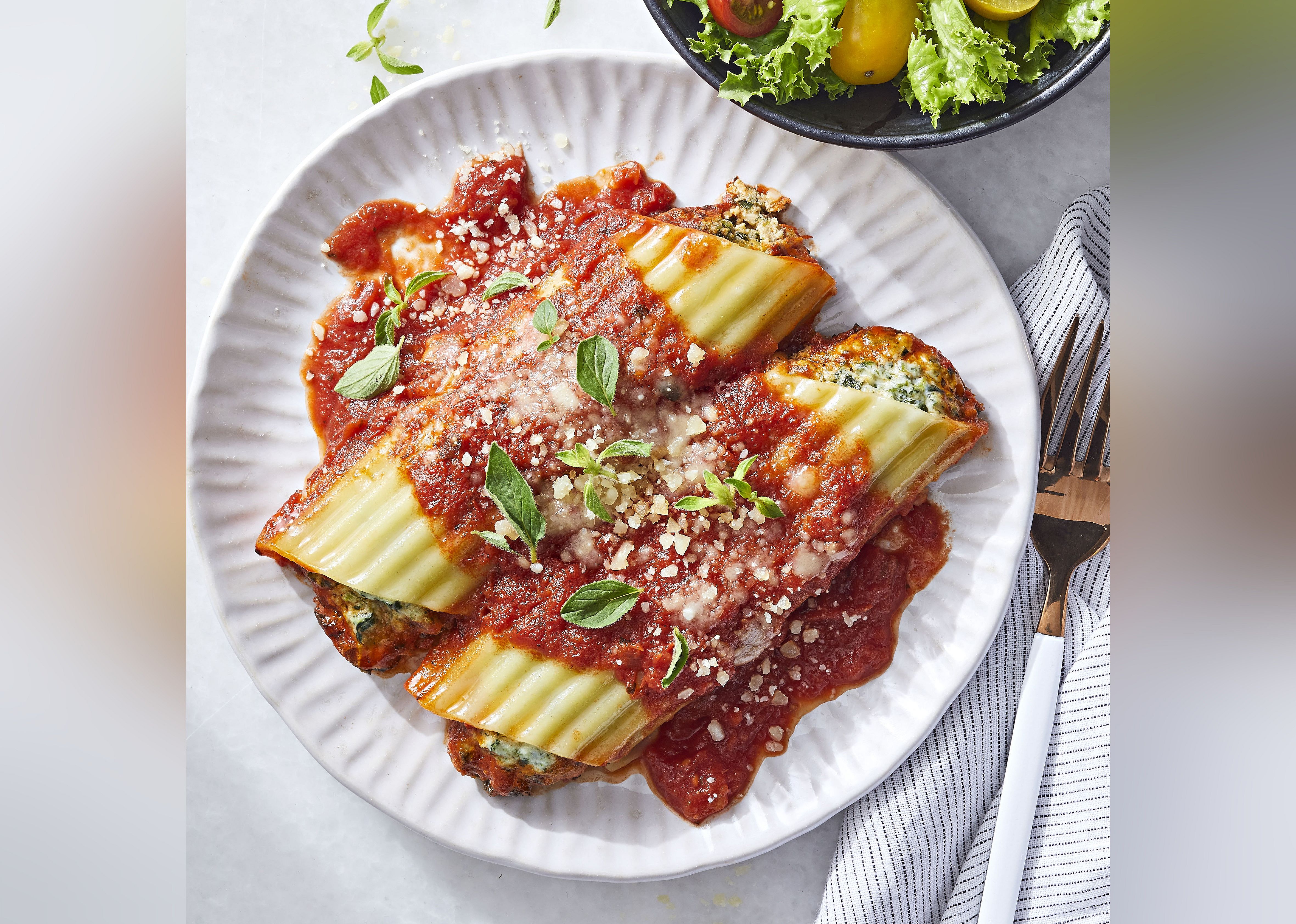 Make-Ahead Manicotti