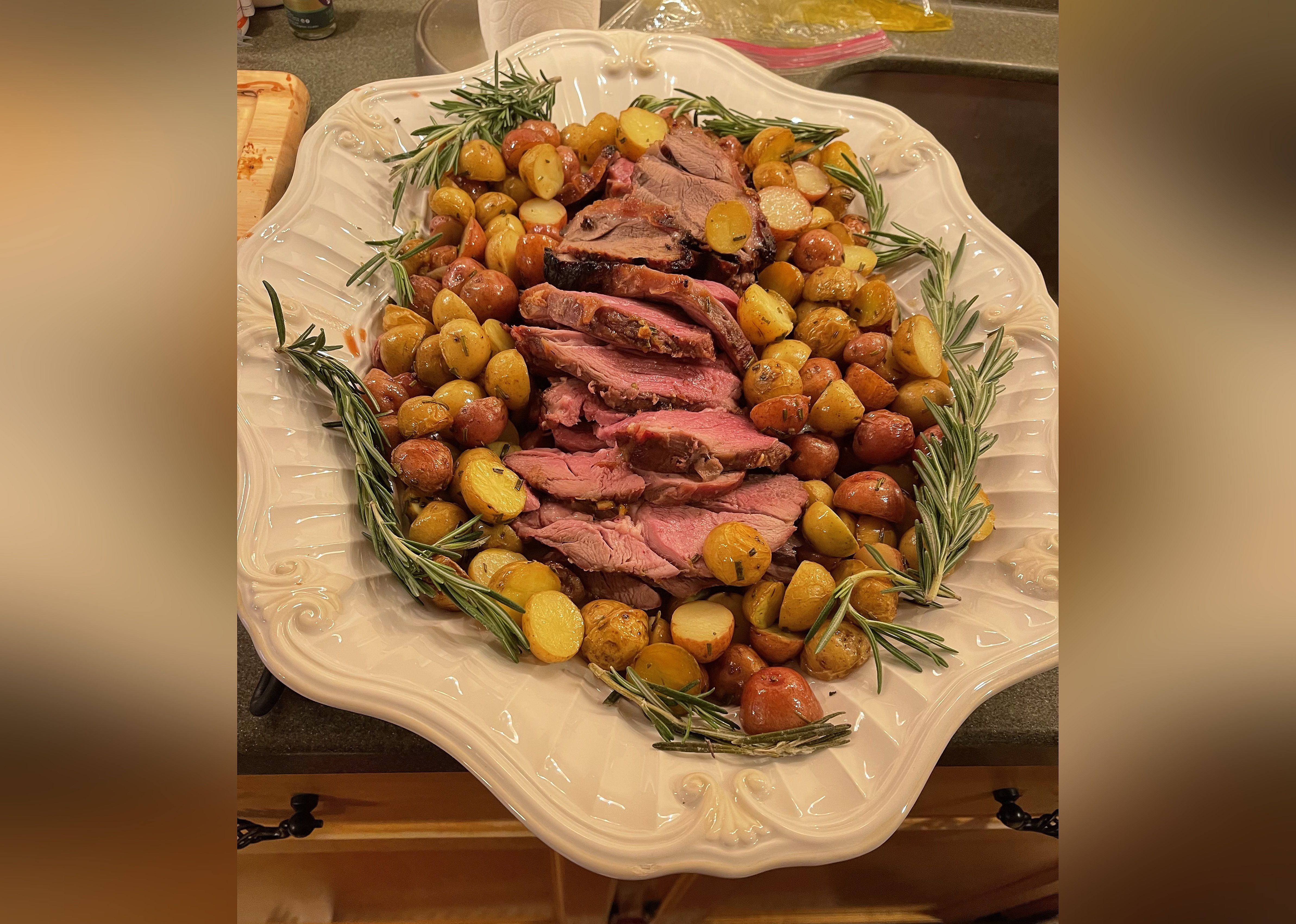 Roast Leg of Lamb with Rosemary
