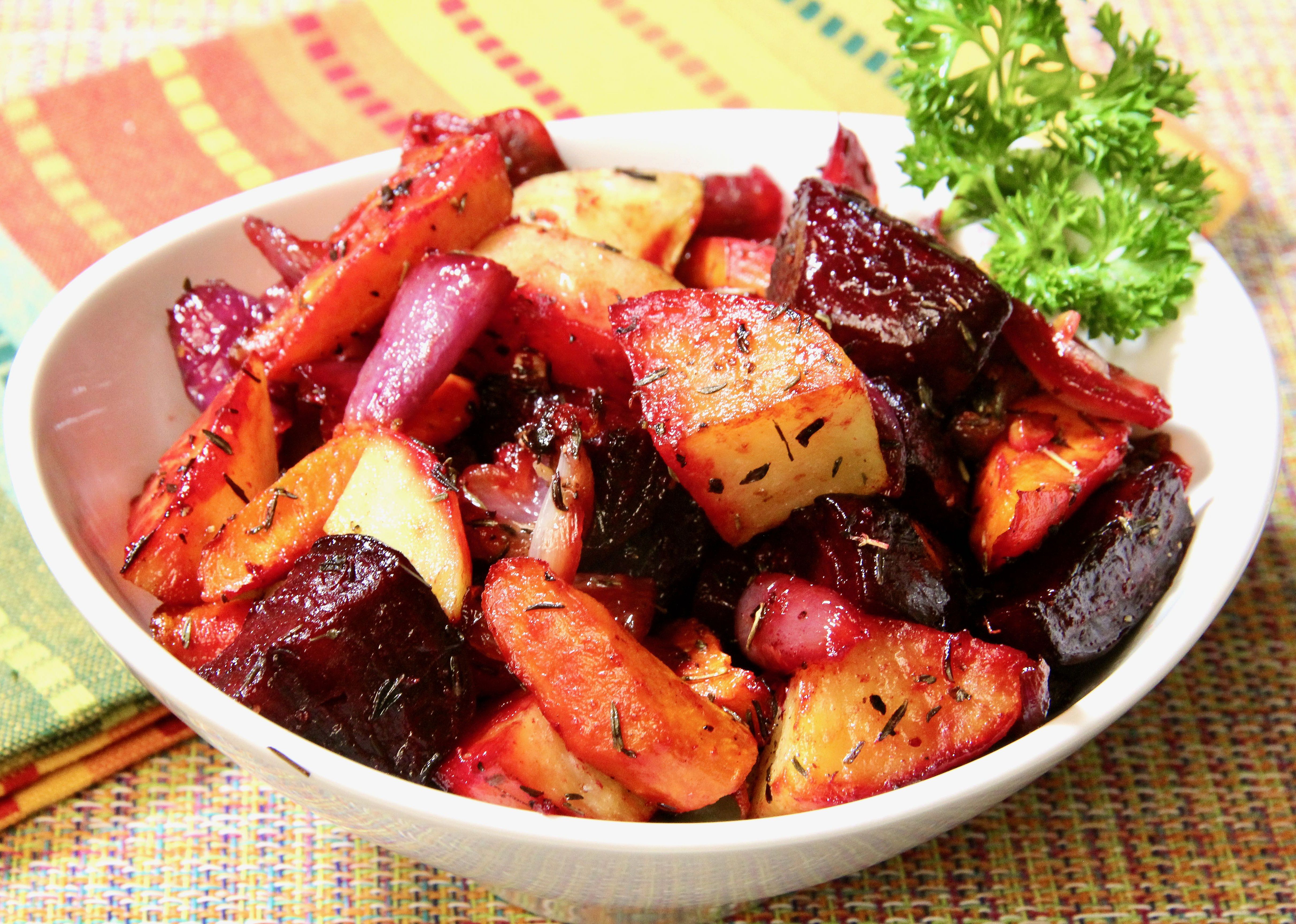 Savory Roasted Root Vegetables