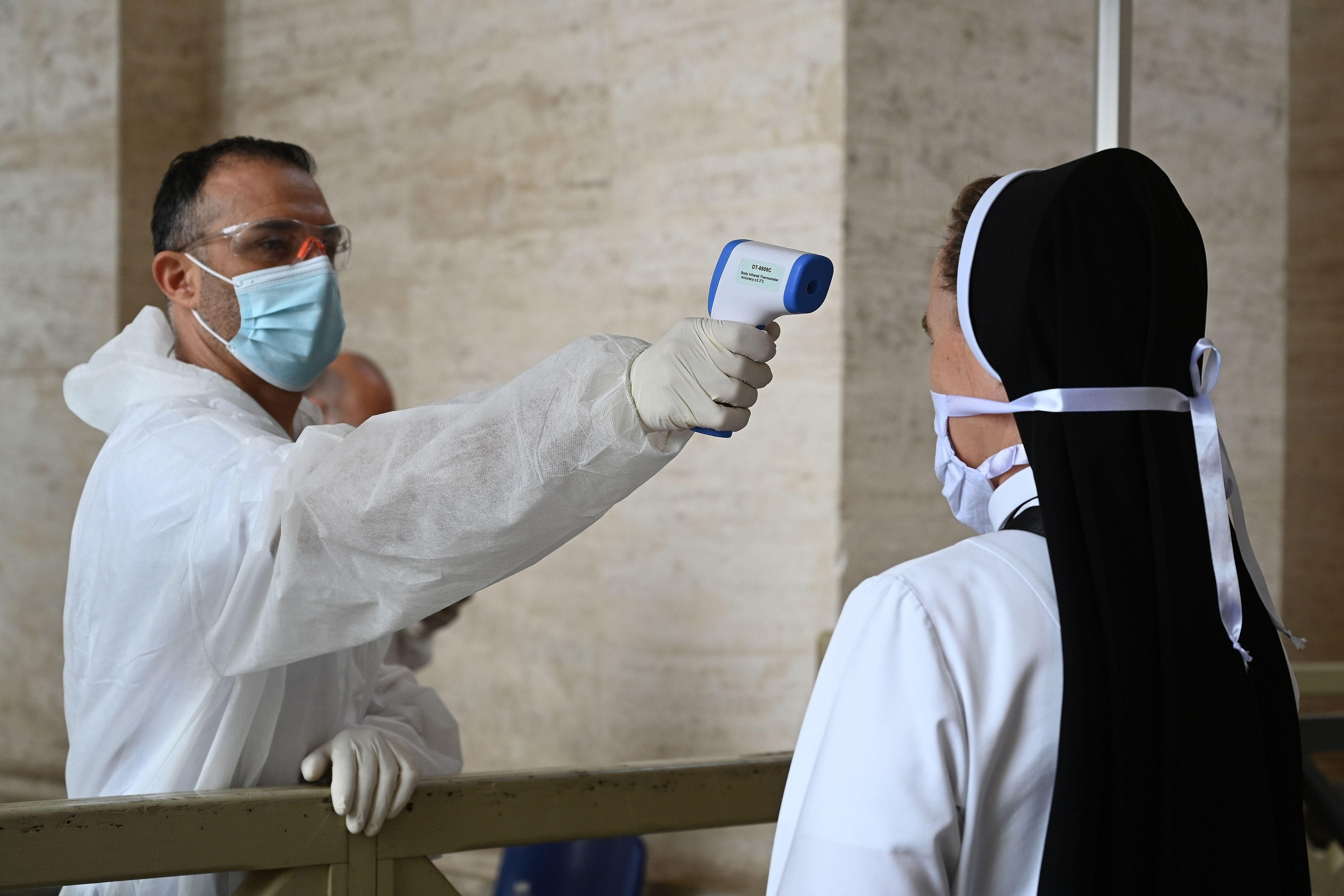 Safety measures at St. Peter's Basilica in Rome