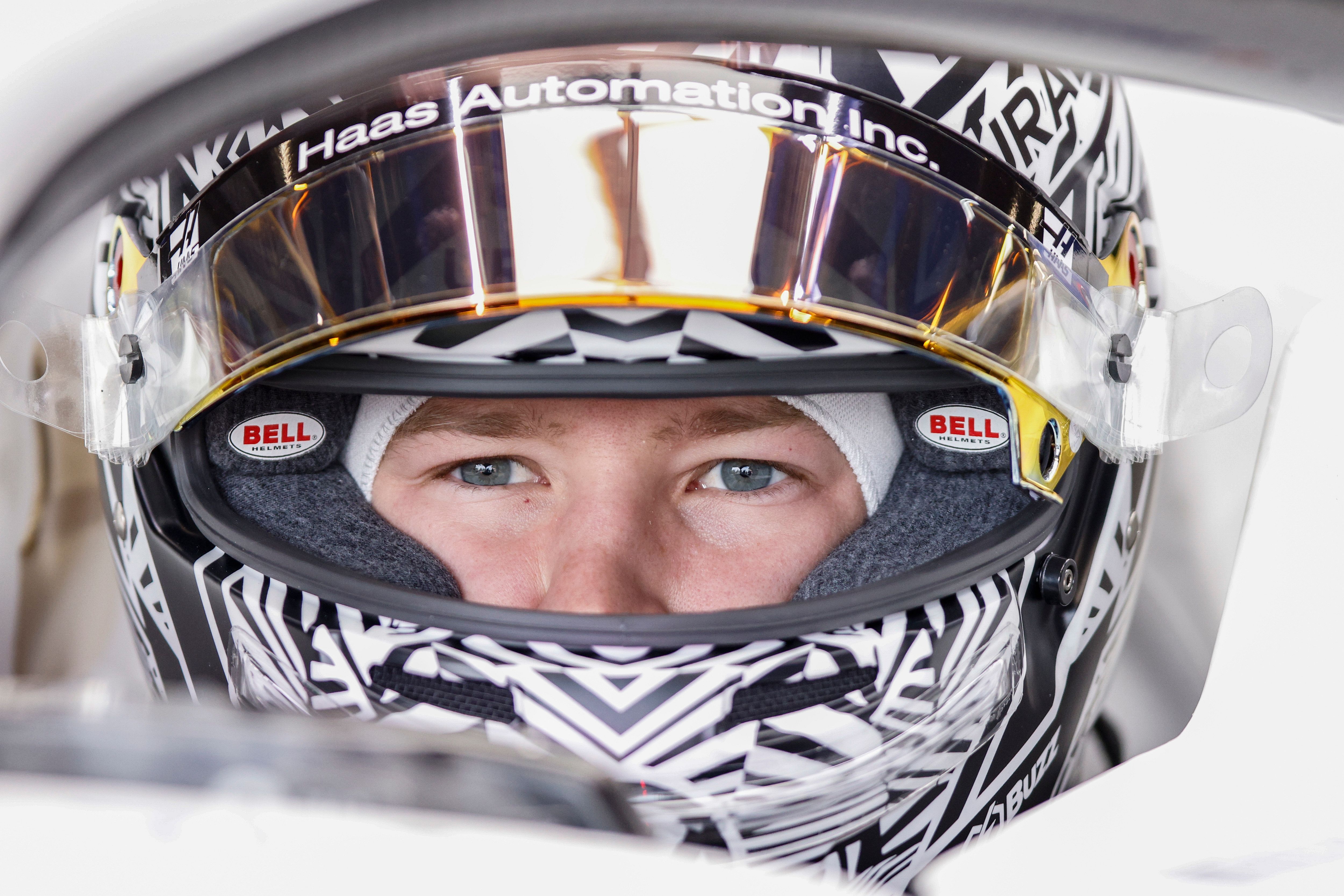 Nikita Mazepin during the Formula 1 Winter Tests at Circuit de Barcelona - Catalunya in 2022.