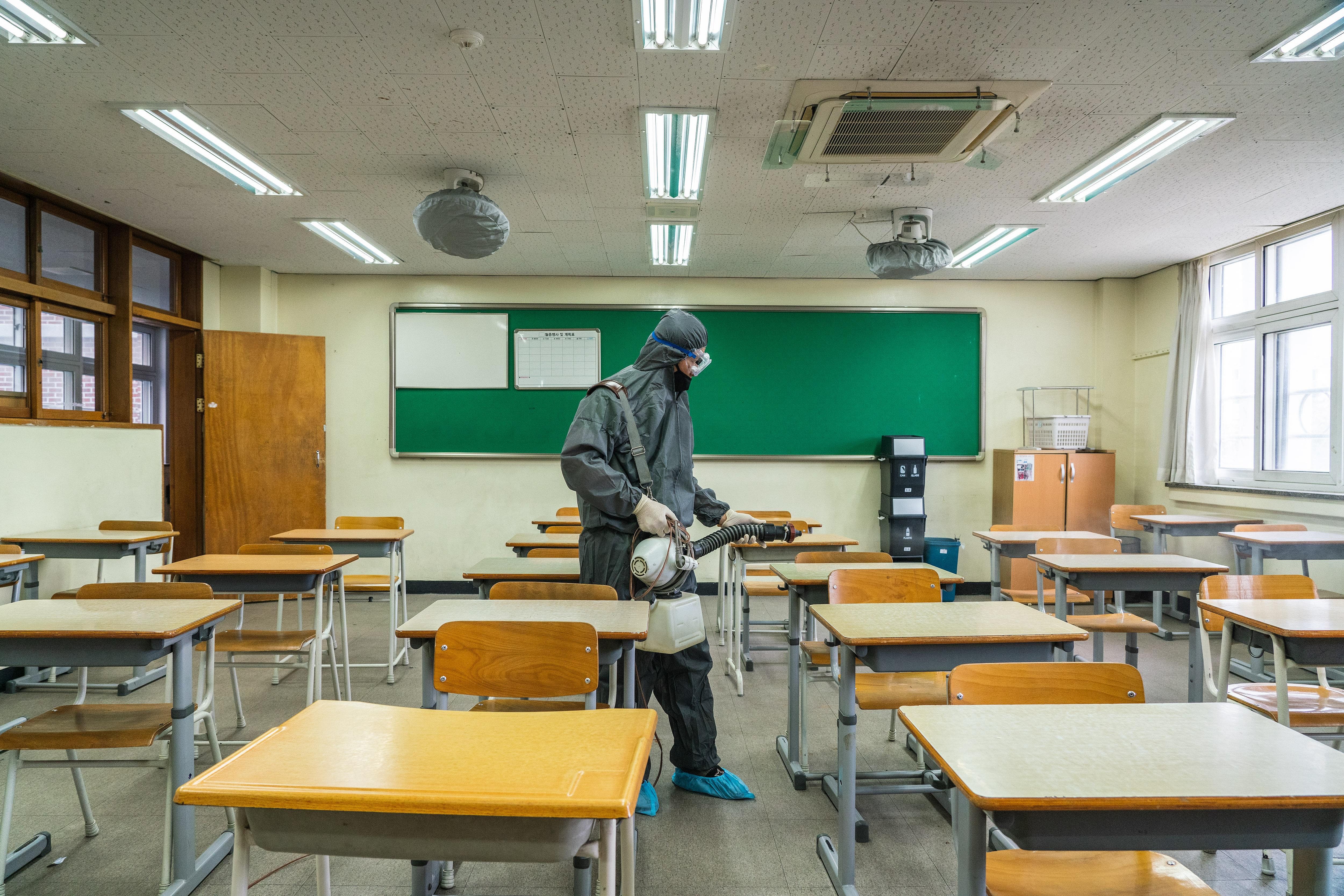Electrostatic disinfectant sprayers: $33,600